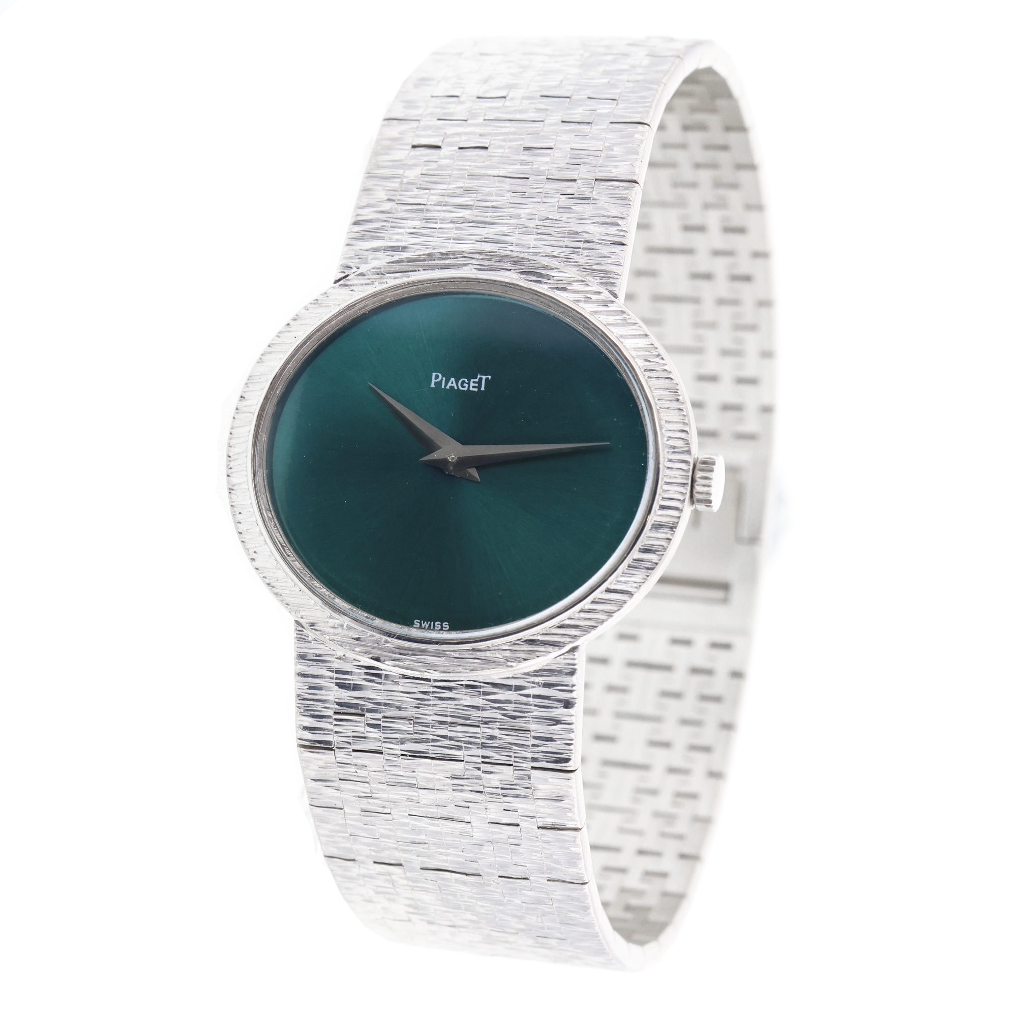 Piaget Vintage 9801A6 27mm 18K White Gold Circa 1990 thumbnail 3
