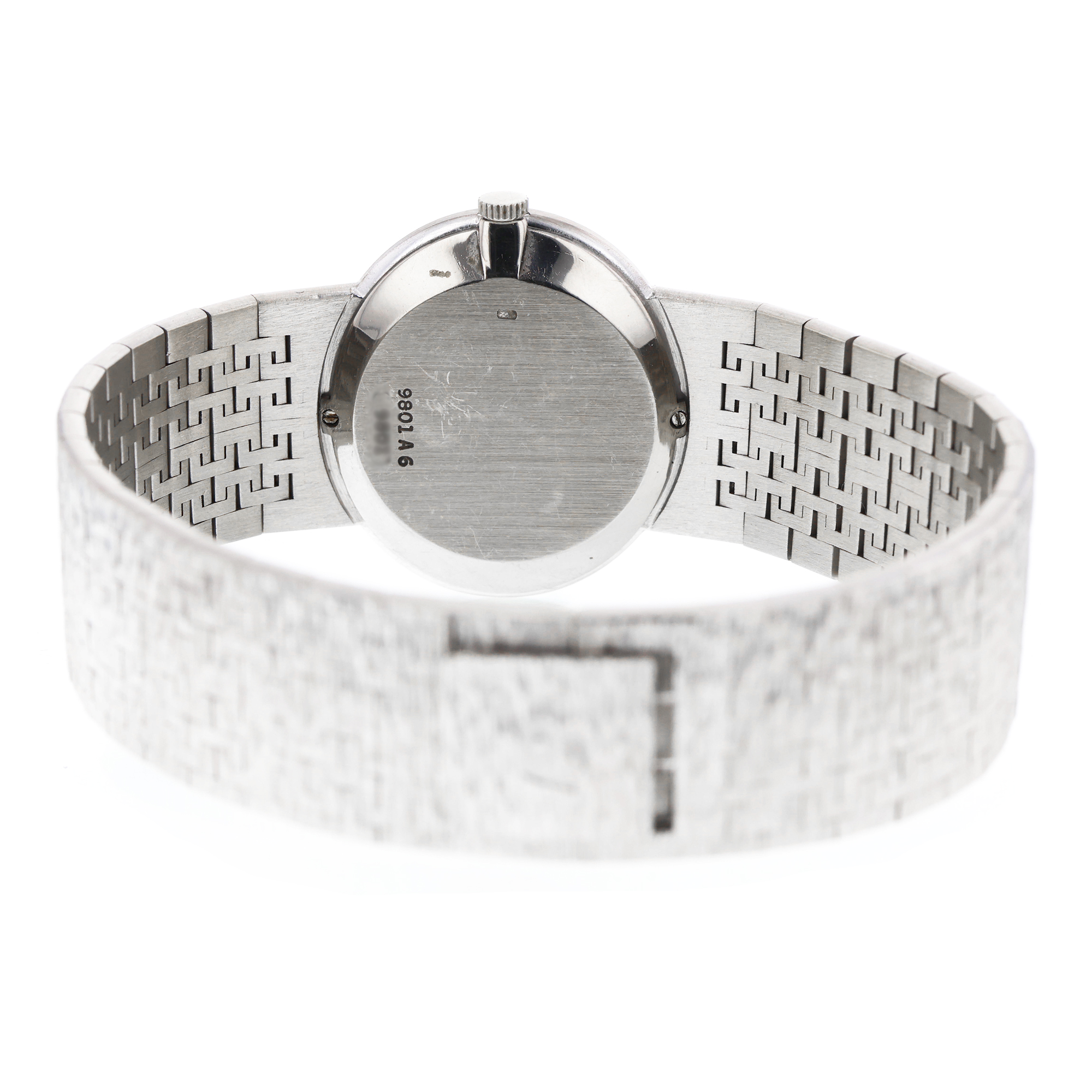 Piaget Vintage 9801A6 27mm 18K White Gold Circa 1990 thumbnail 4