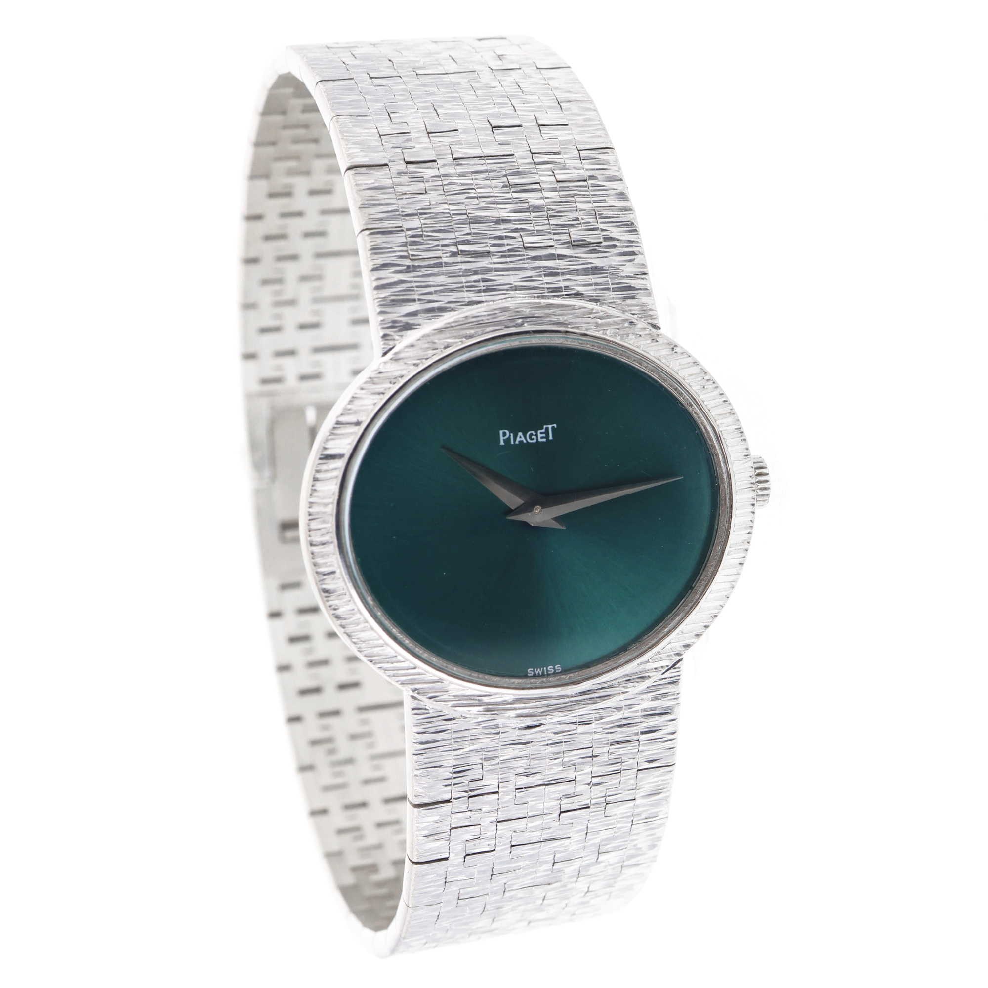 Piaget Vintage 9801A6 27mm 18K White Gold Circa 1990 thumbnail 5