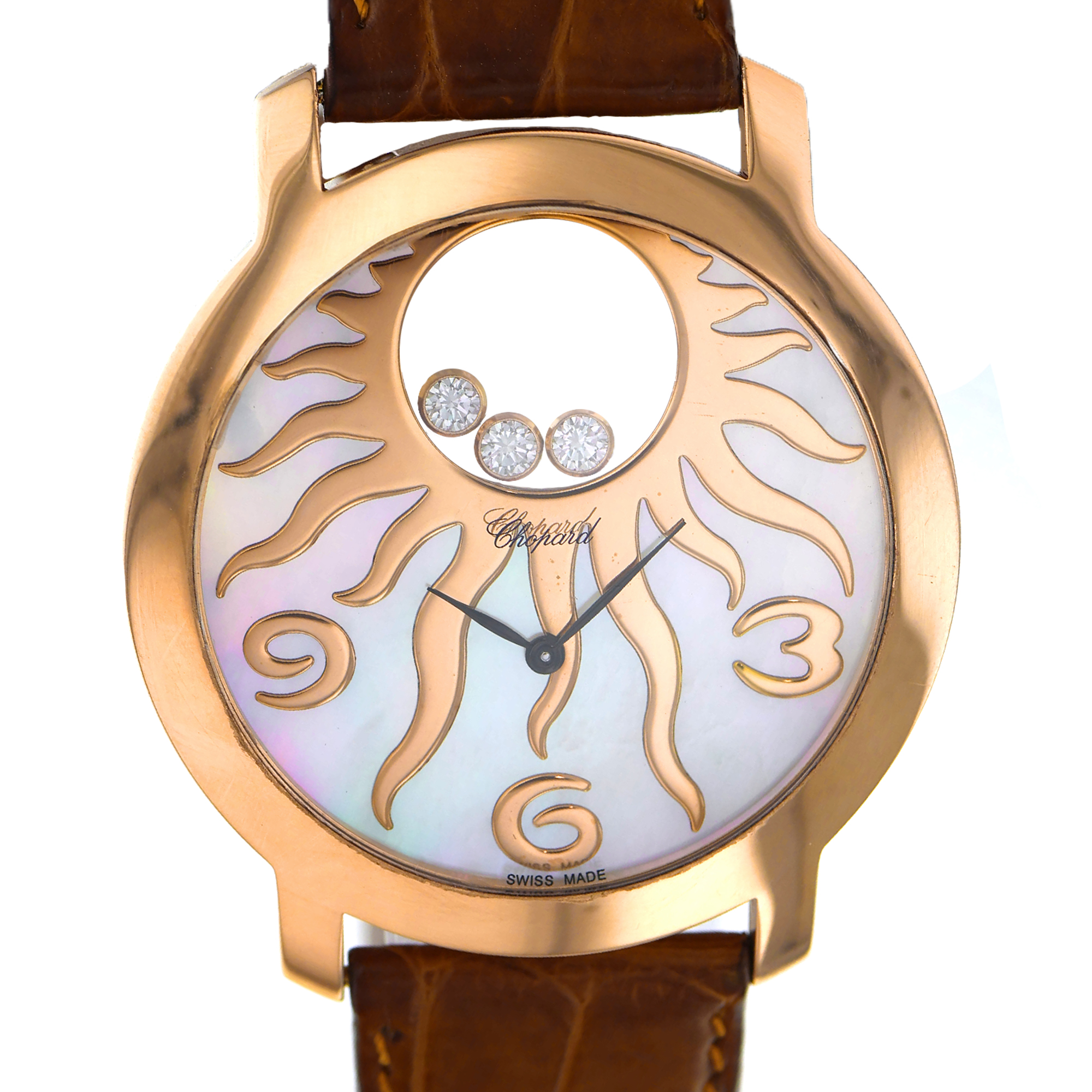 Chopard Happy Sport Happy Sun 207469 40mm 18K rose gold thumbnail 1