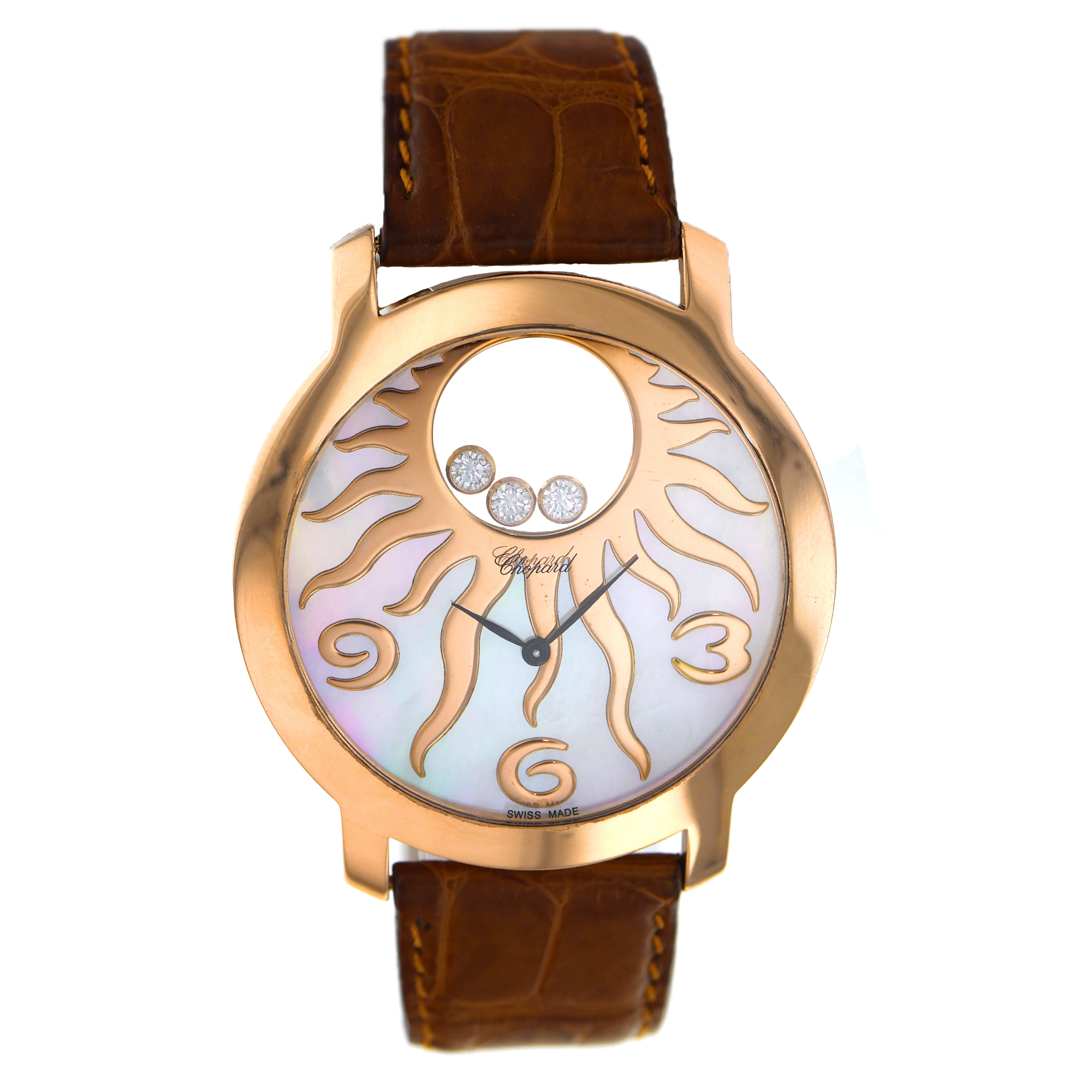 Chopard Happy Sport Happy Sun 207469 40mm 18K rose gold thumbnail 2