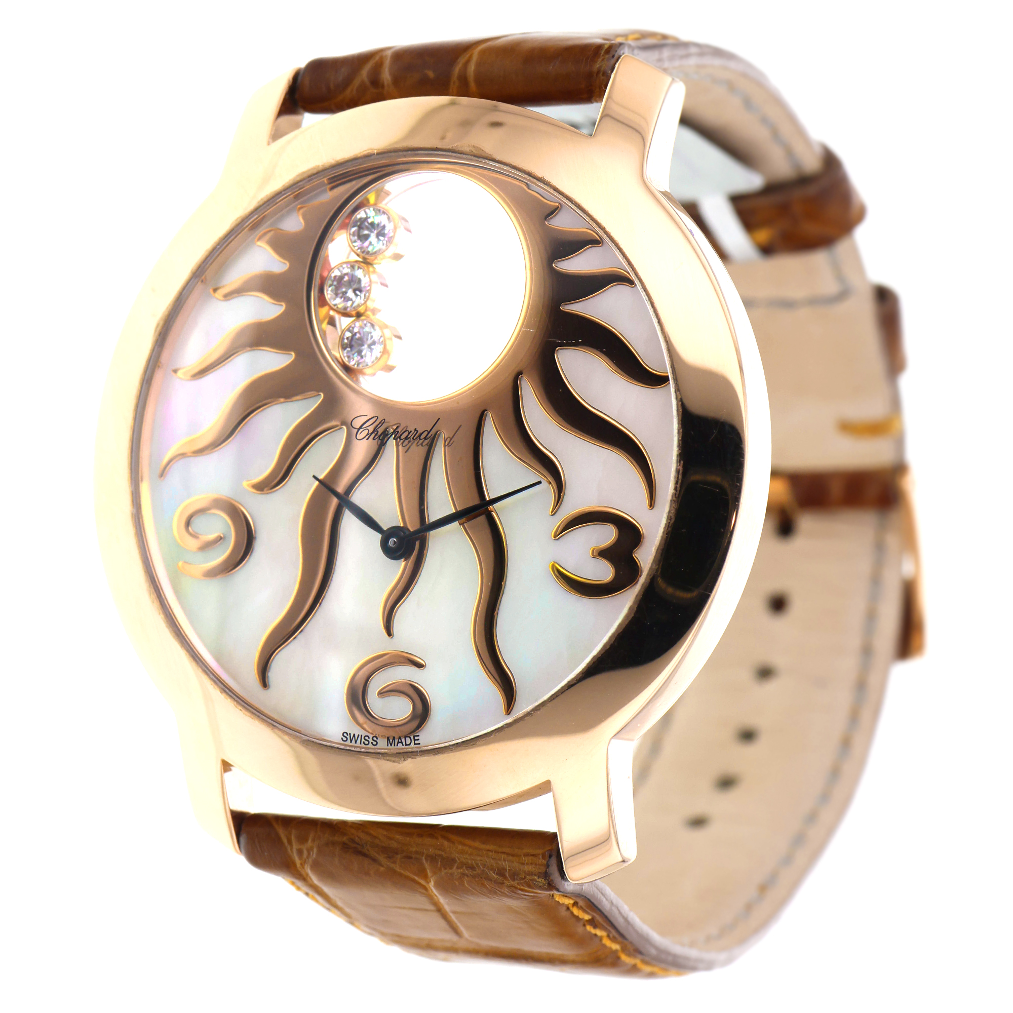 Chopard Happy Sport Happy Sun 207469 40mm 18K rose gold thumbnail 3