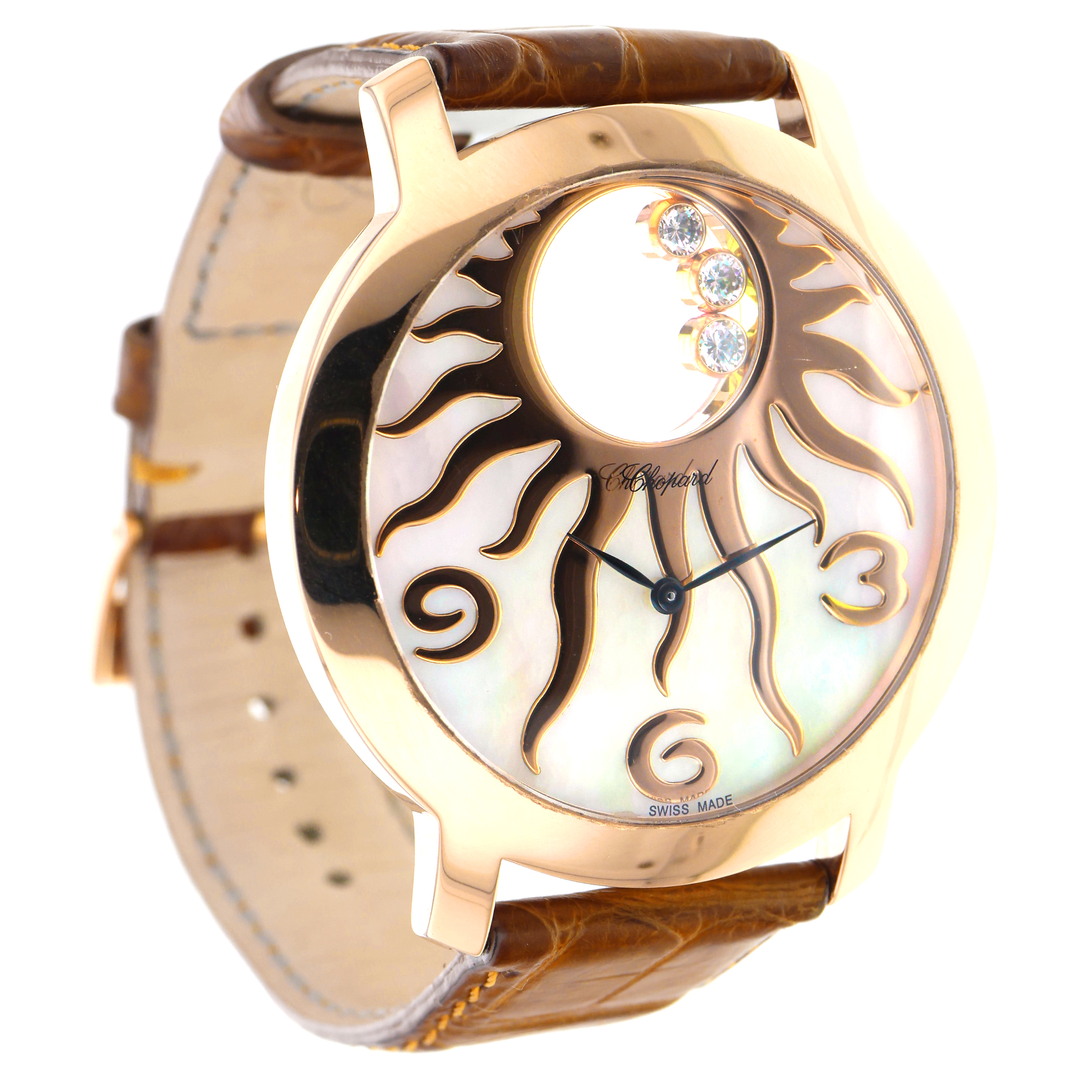 Chopard Happy Sport Happy Sun 207469 40mm 18K rose gold thumbnail 5