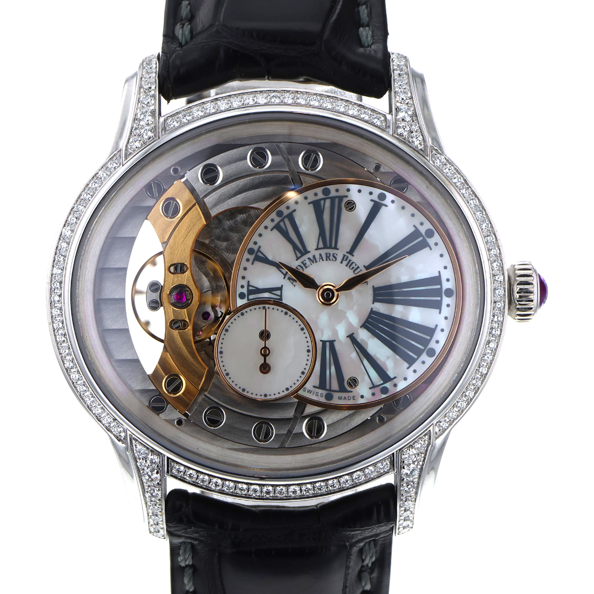 Audemars Piguet Millenary 77247BC.ZZ.A813CR.01 18K Gold Factory Diamond MOP thumbnail 1