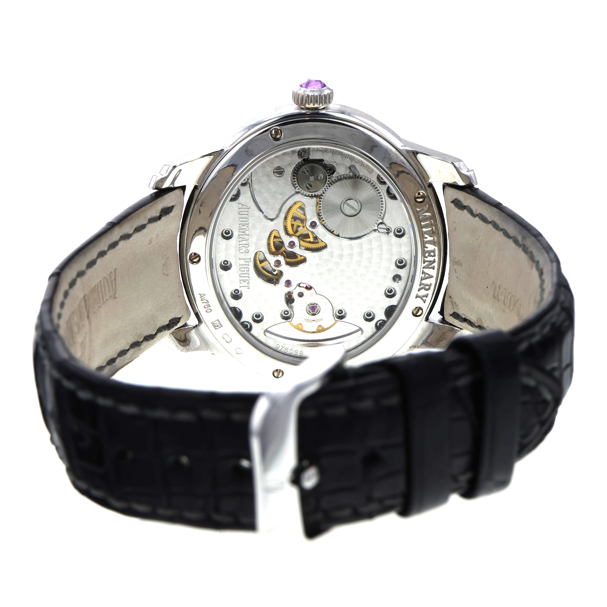 Audemars Piguet Millenary 77247BC.ZZ.A813CR.01 18K Gold Factory Diamond MOP thumbnail 5