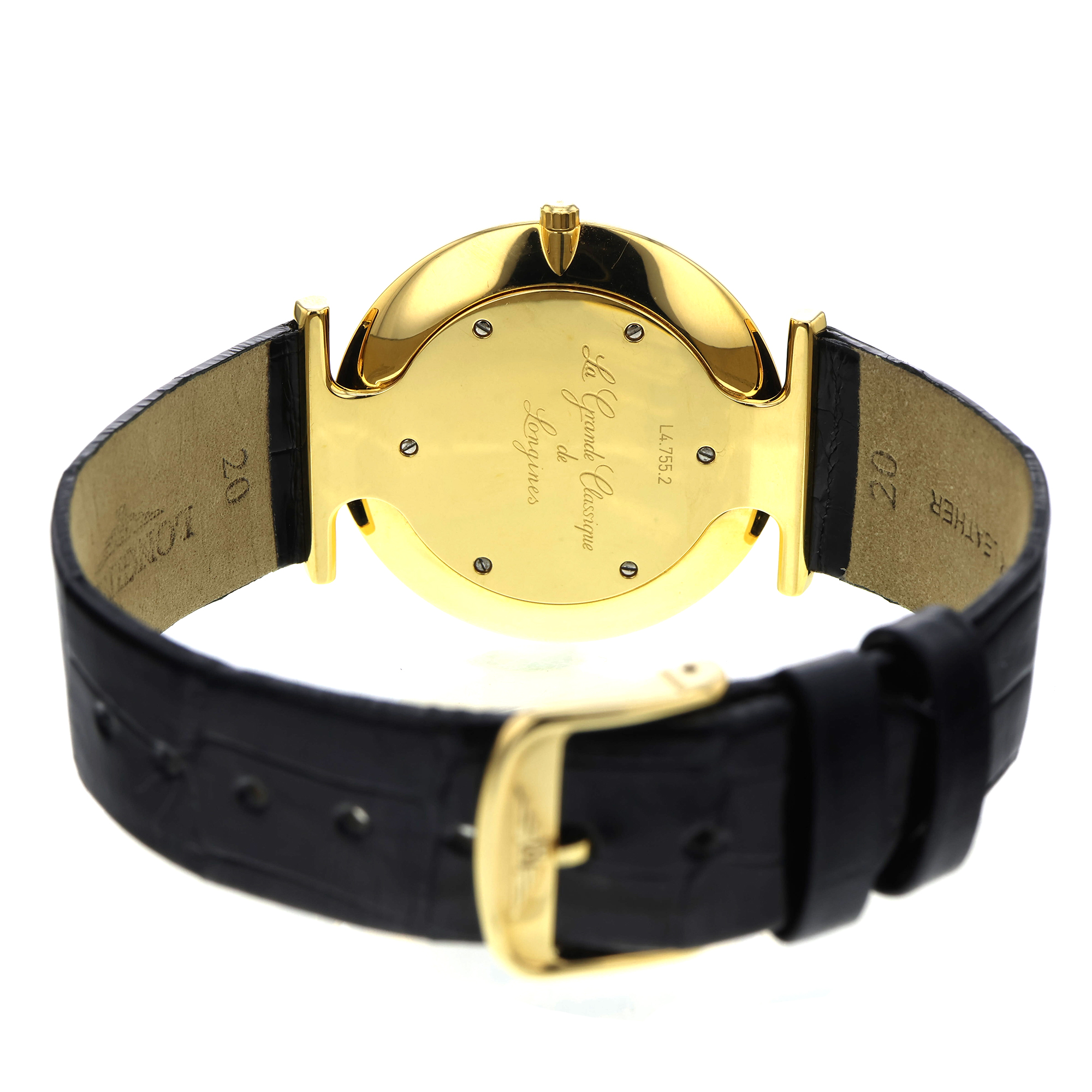 Longines La Grande Classique L4.755.11.2 36mm quartz gold plated thumbnail 4