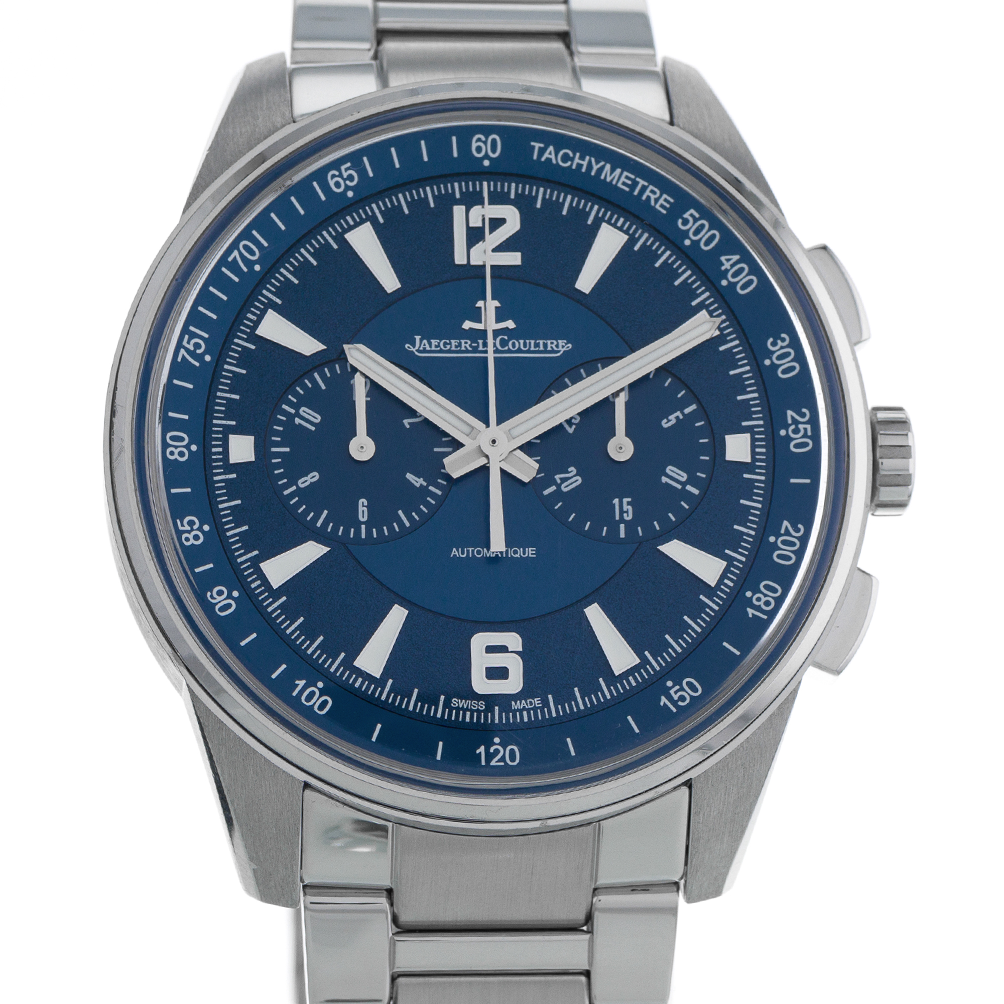 Jaeger-LeCoultre Polaris 842.8.C1.S Q9028180 42mm Chronograph Blue Tachymetre thumbnail 1