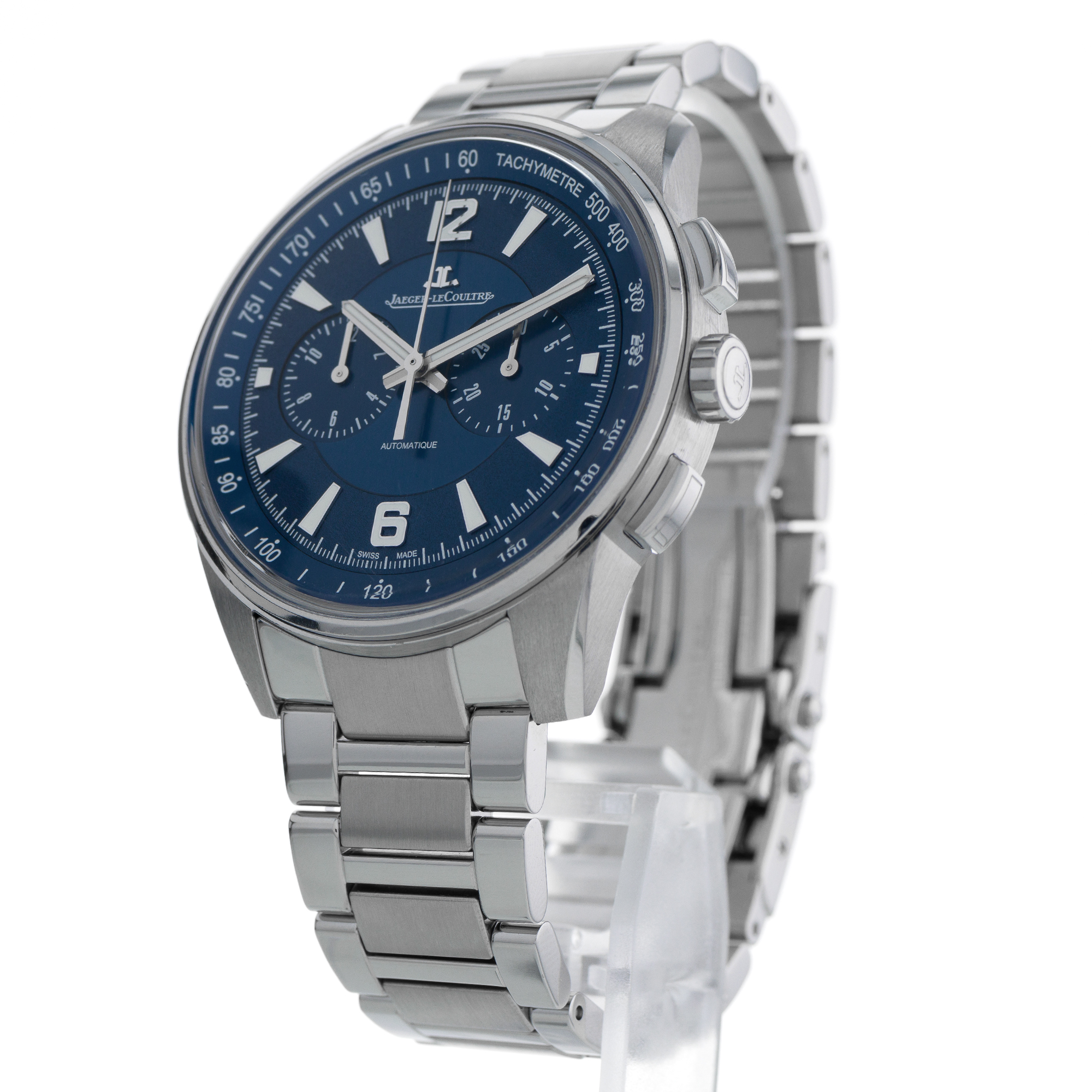 Jaeger-LeCoultre Polaris 842.8.C1.S Q9028180 42mm Chronograph Blue Tachymetre thumbnail 3