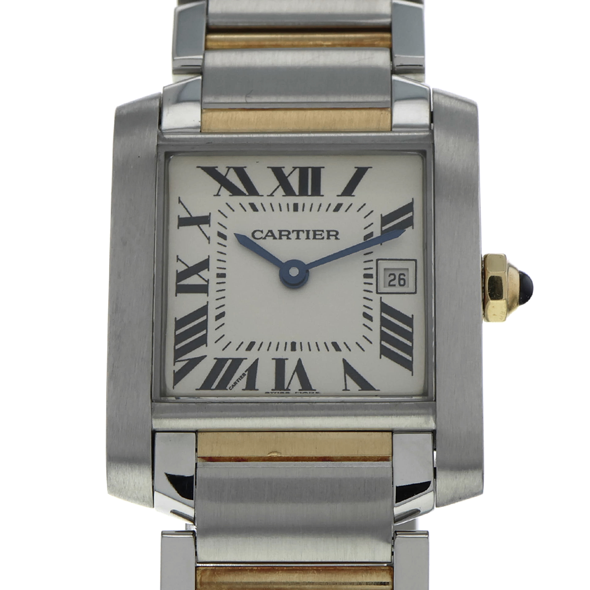 Cartier Tank Française W51012Q4 2465 30 x 25 mm 18K Y/G & Stainless steel thumbnail 1