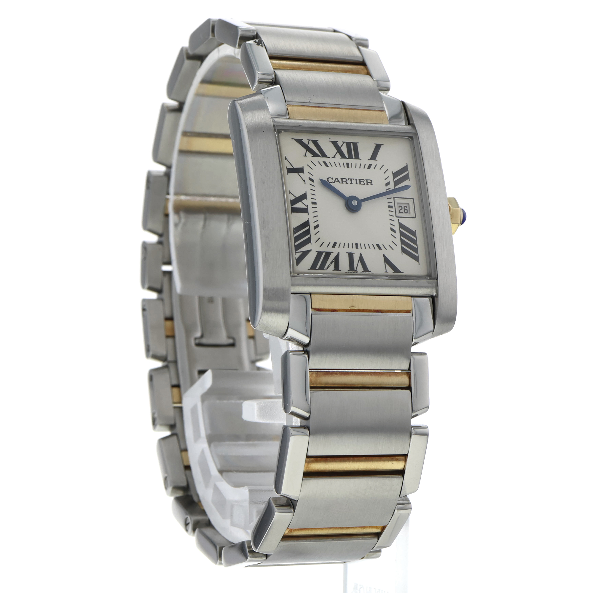 Cartier Tank Française W51012Q4 2465 30 x 25 mm 18K Y/G & Stainless steel thumbnail 4