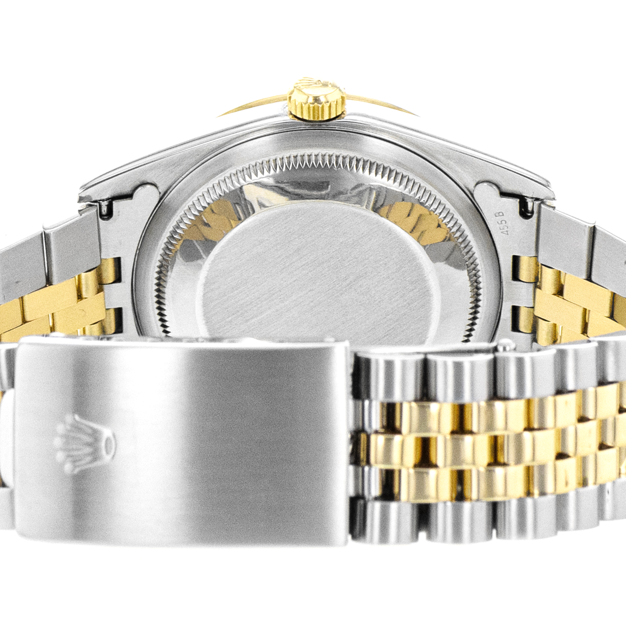 Rolex Datejust 36 16233 Factory Silver Diamond Steel Yellow Gold Mens Watch thumbnail 10