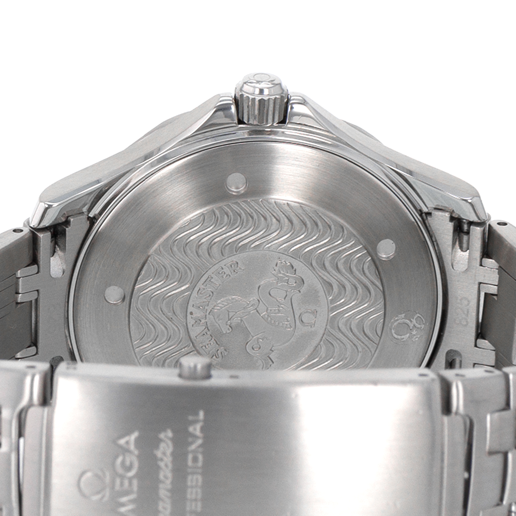 Omega Seamaster 25418000 41mm James Bond Blue Wave Steel Quartz Mens Watch thumbnail 10