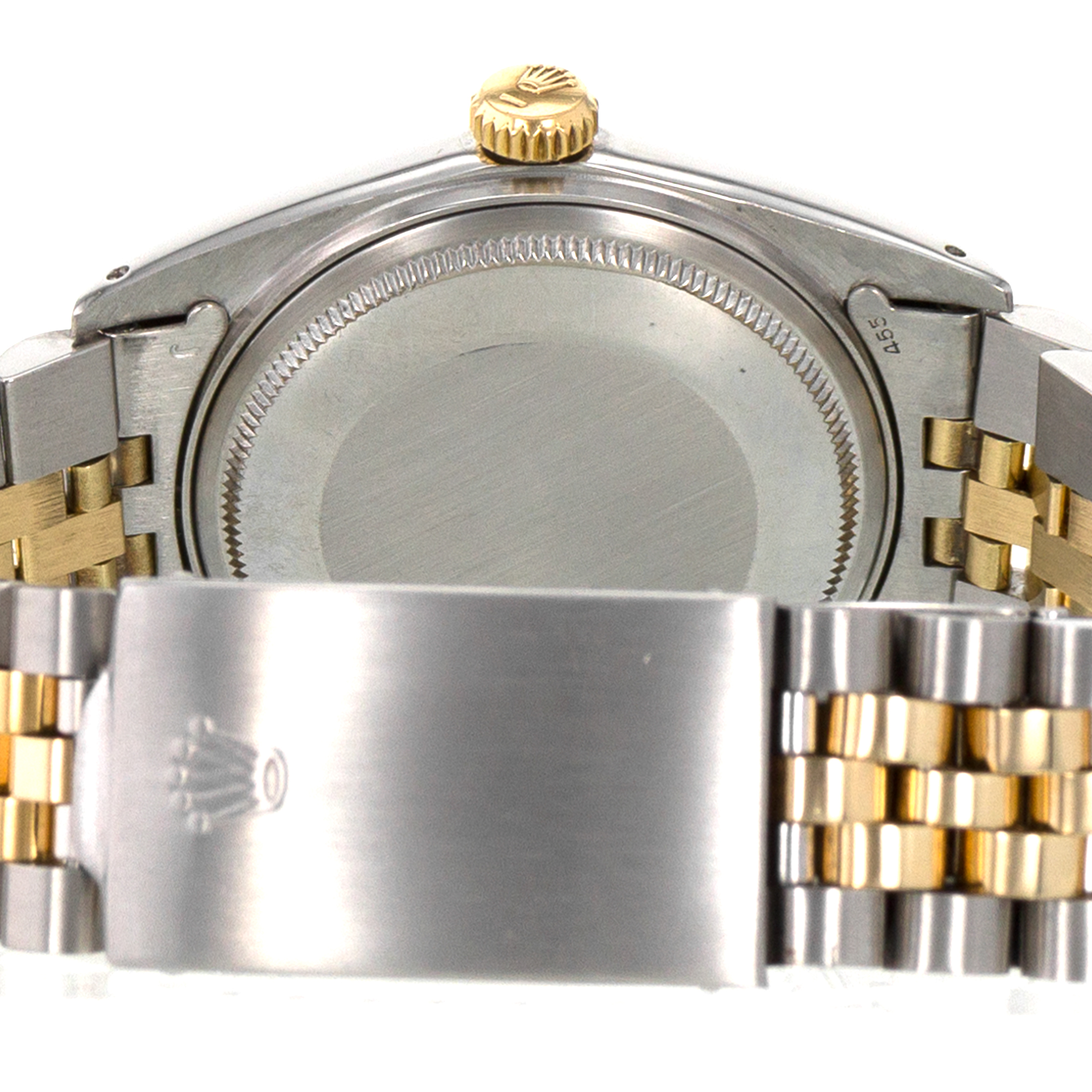 Rolex Datejust 36 1601 Ghost Yellow Stick Patina Yellow Gold Jubilee Mens Watch thumbnail 10