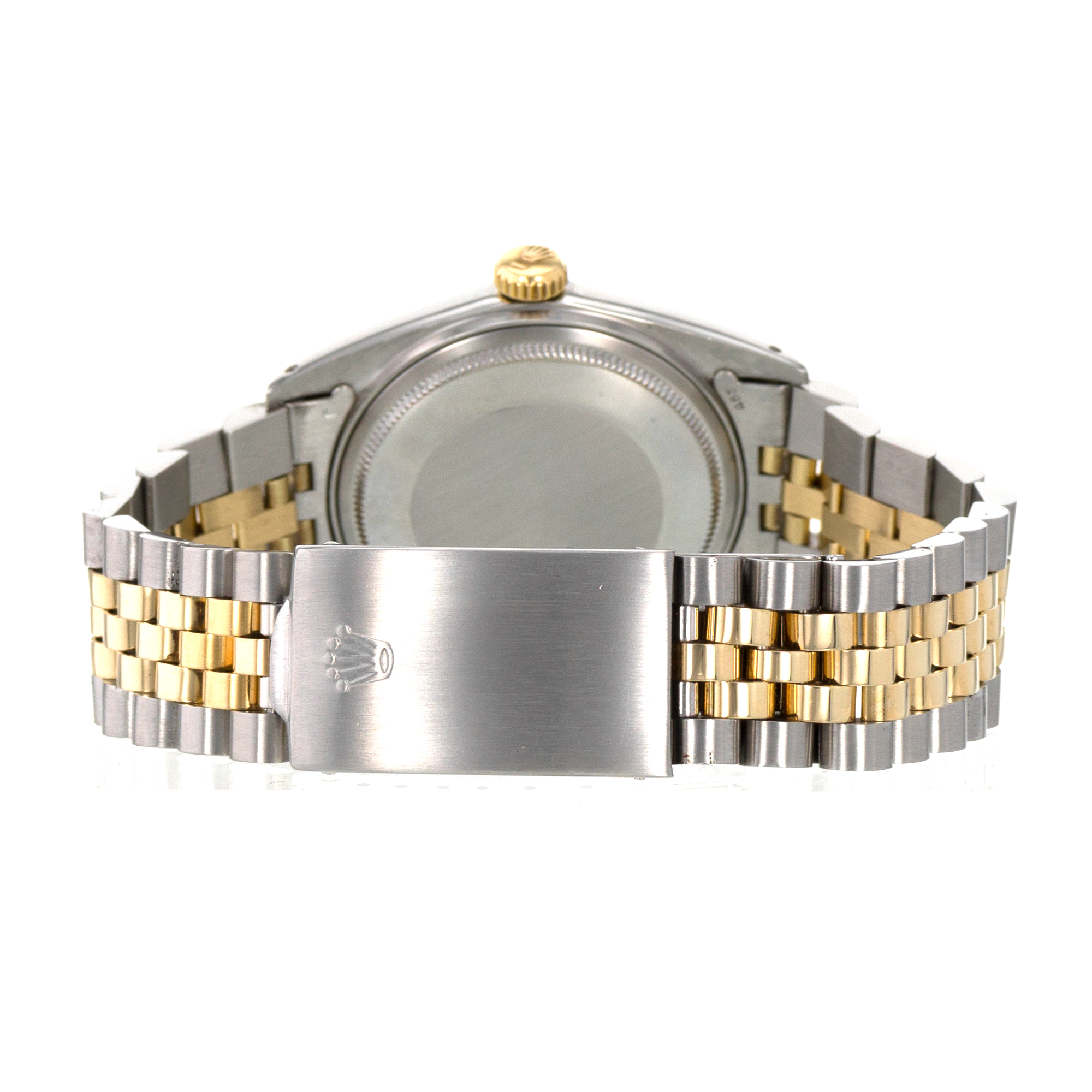 Rolex Datejust 36 1601 Ghost Yellow Stick Patina Yellow Gold Jubilee Mens Watch thumbnail 9