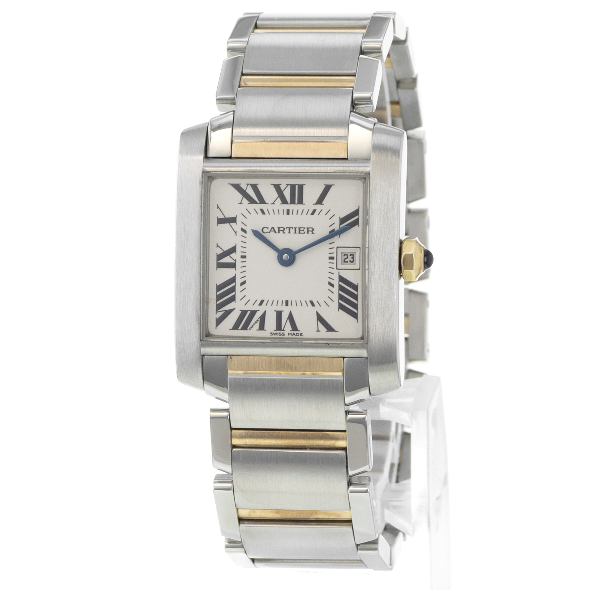 Cartier Tank Francaise W51012Q4 2465 Medium Roman Yellow Gold Ladies Watch thumbnail 3