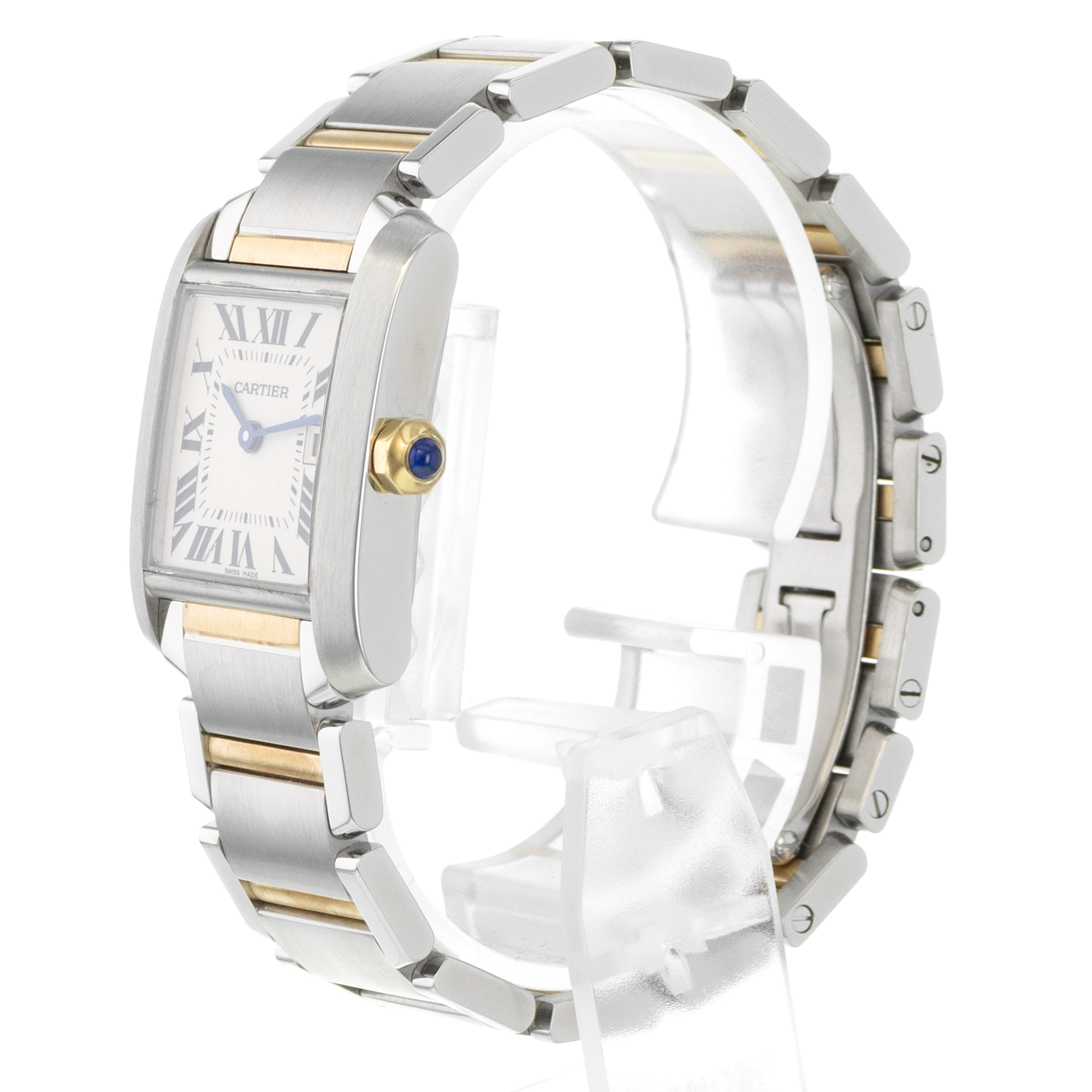 Cartier Tank Francaise W51012Q4 2465 Medium Roman Yellow Gold Ladies Watch thumbnail 5