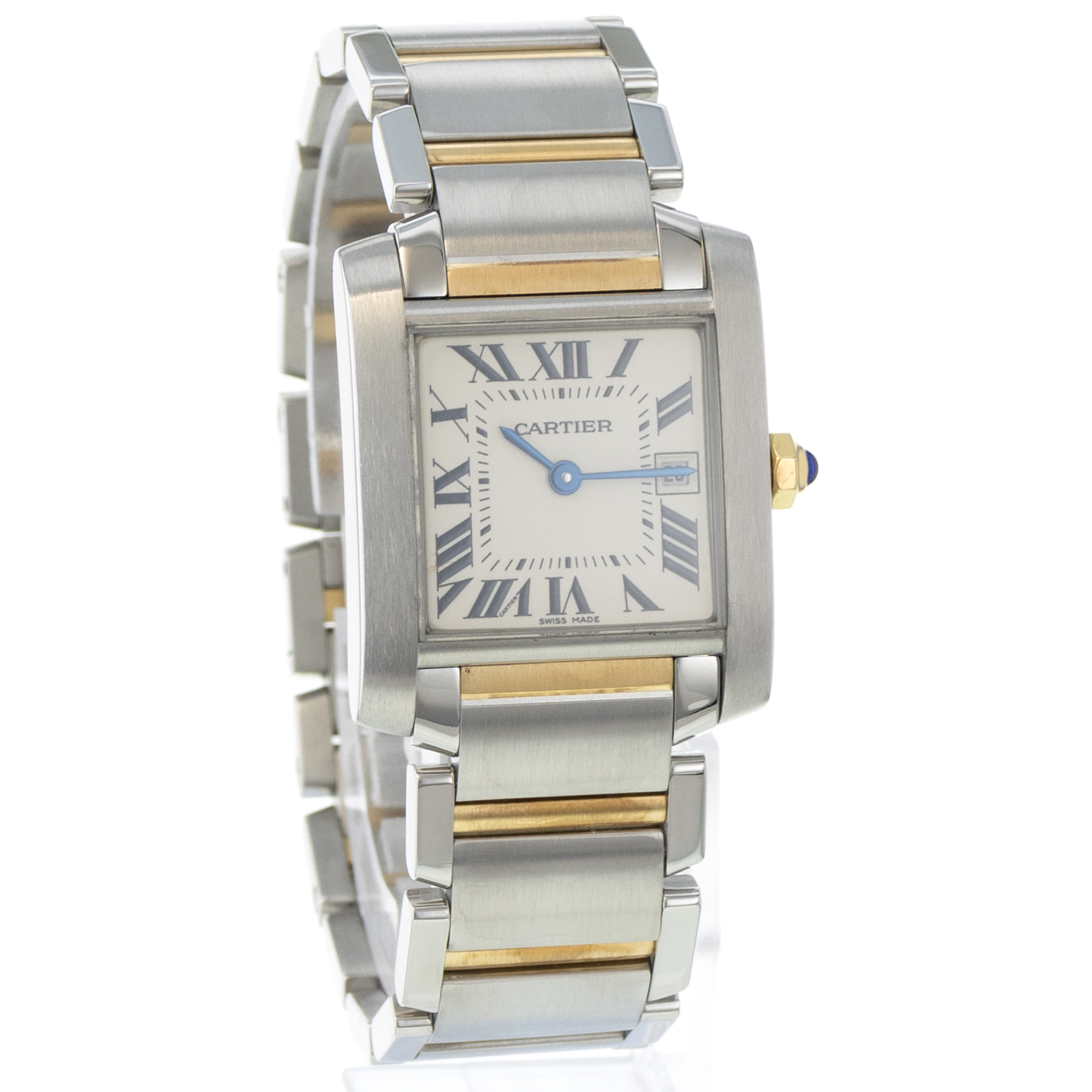 Cartier Tank Francaise W51012Q4 2465 Medium Roman Yellow Gold Ladies Watch thumbnail 8