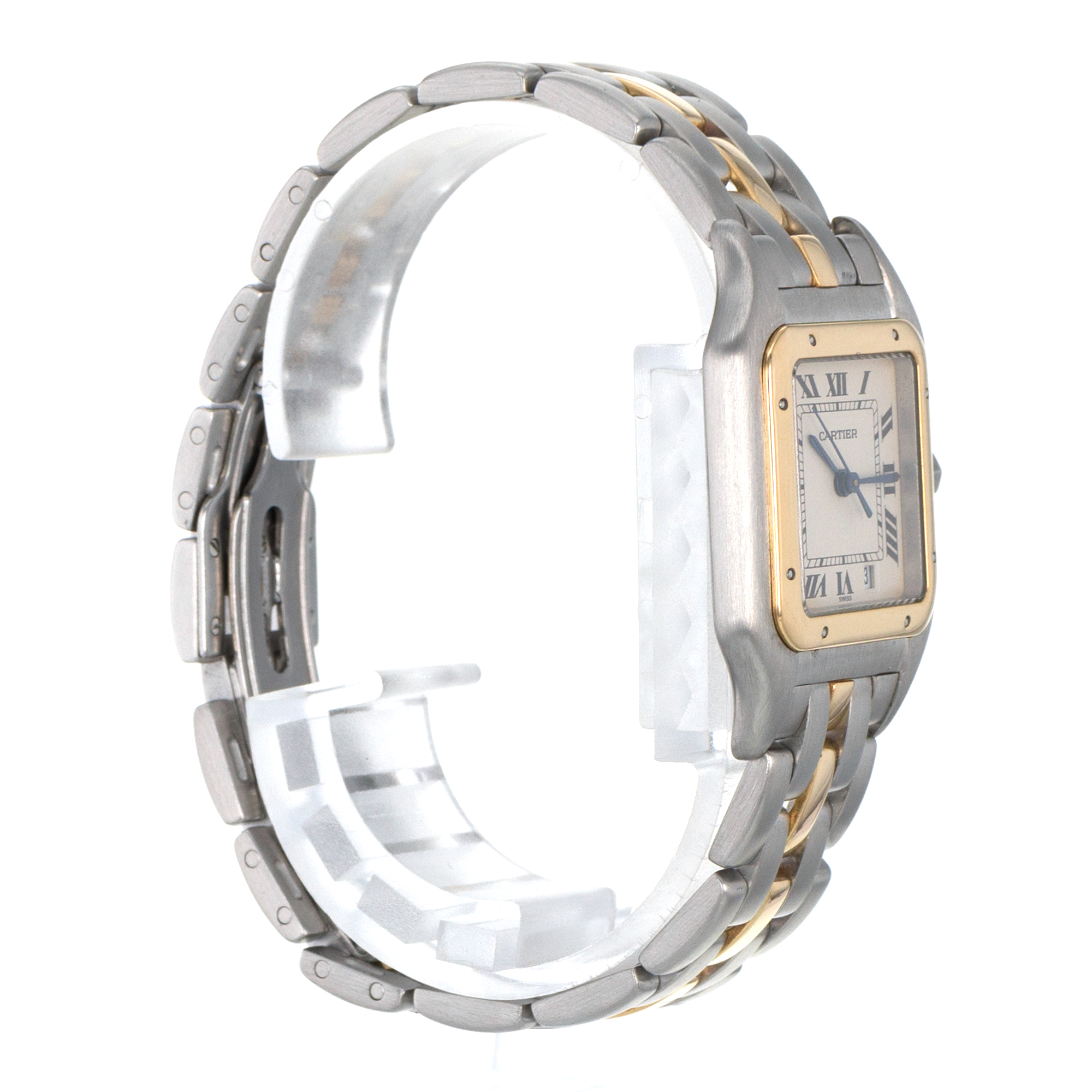 Cartier Panthere 839490 27mm Medium Steel Yellow Gold Single Row Mens Watch thumbnail 6