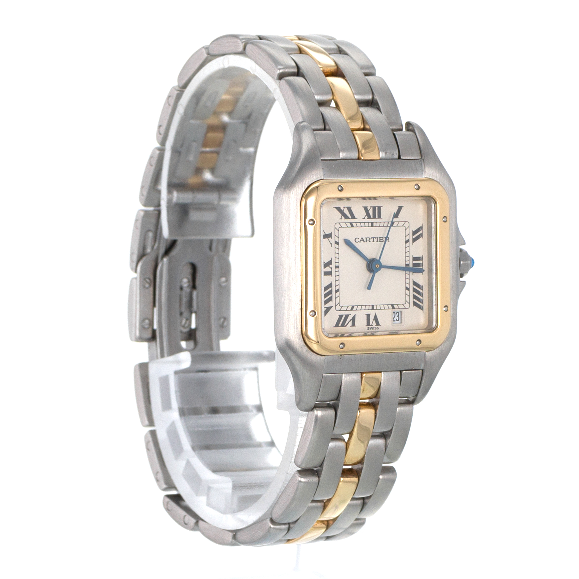 Cartier Panthere 839490 27mm Medium Steel Yellow Gold Single Row Mens Watch thumbnail 7