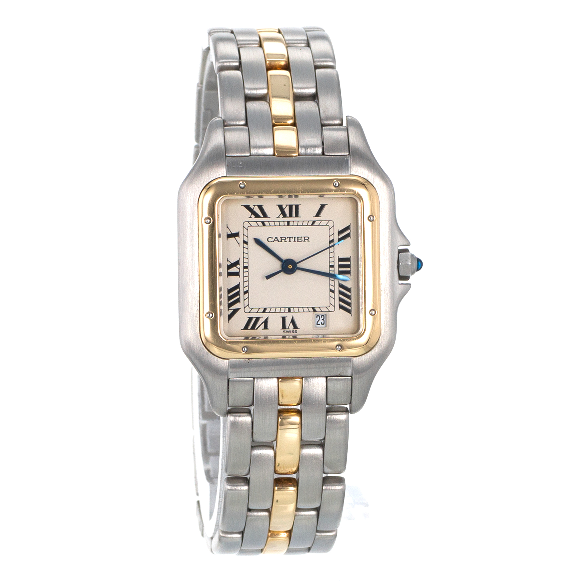Cartier Panthere 839490 27mm Medium Steel Yellow Gold Single Row Mens Watch thumbnail 8