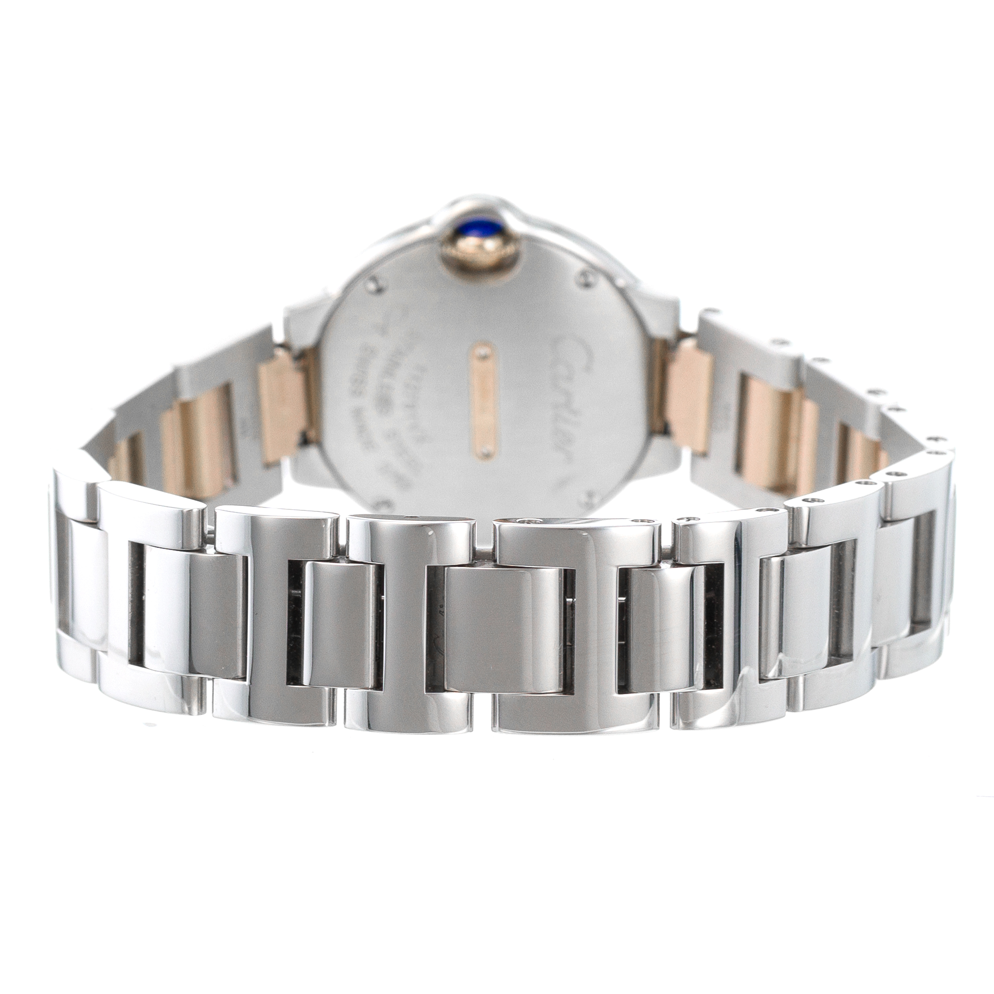 Cartier Ballon Bleu 28mm WE902076 3752 Factory Diamond Rose Gold Ladies Watch thumbnail 9