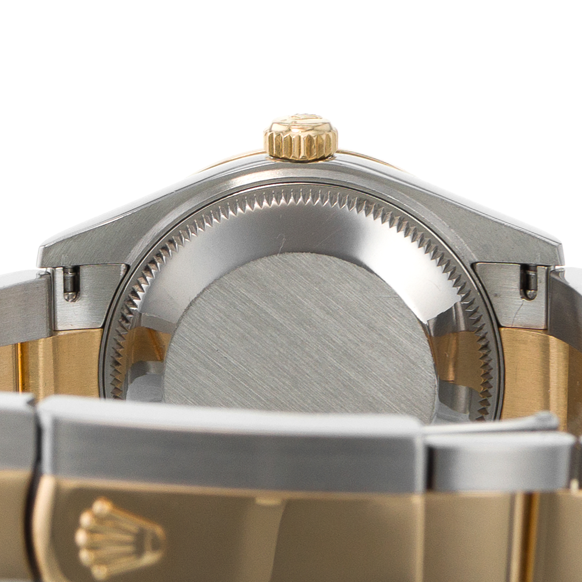 Rolex Datejust 31 278383 Dark Grey Factory Diamond Yellow Gold Ladies Watch thumbnail 10