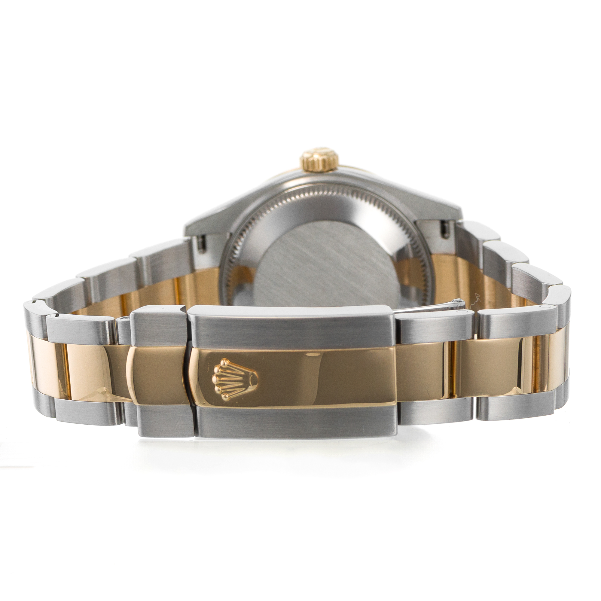 Rolex Datejust 31 278383 Dark Grey Factory Diamond Yellow Gold Ladies Watch thumbnail 9