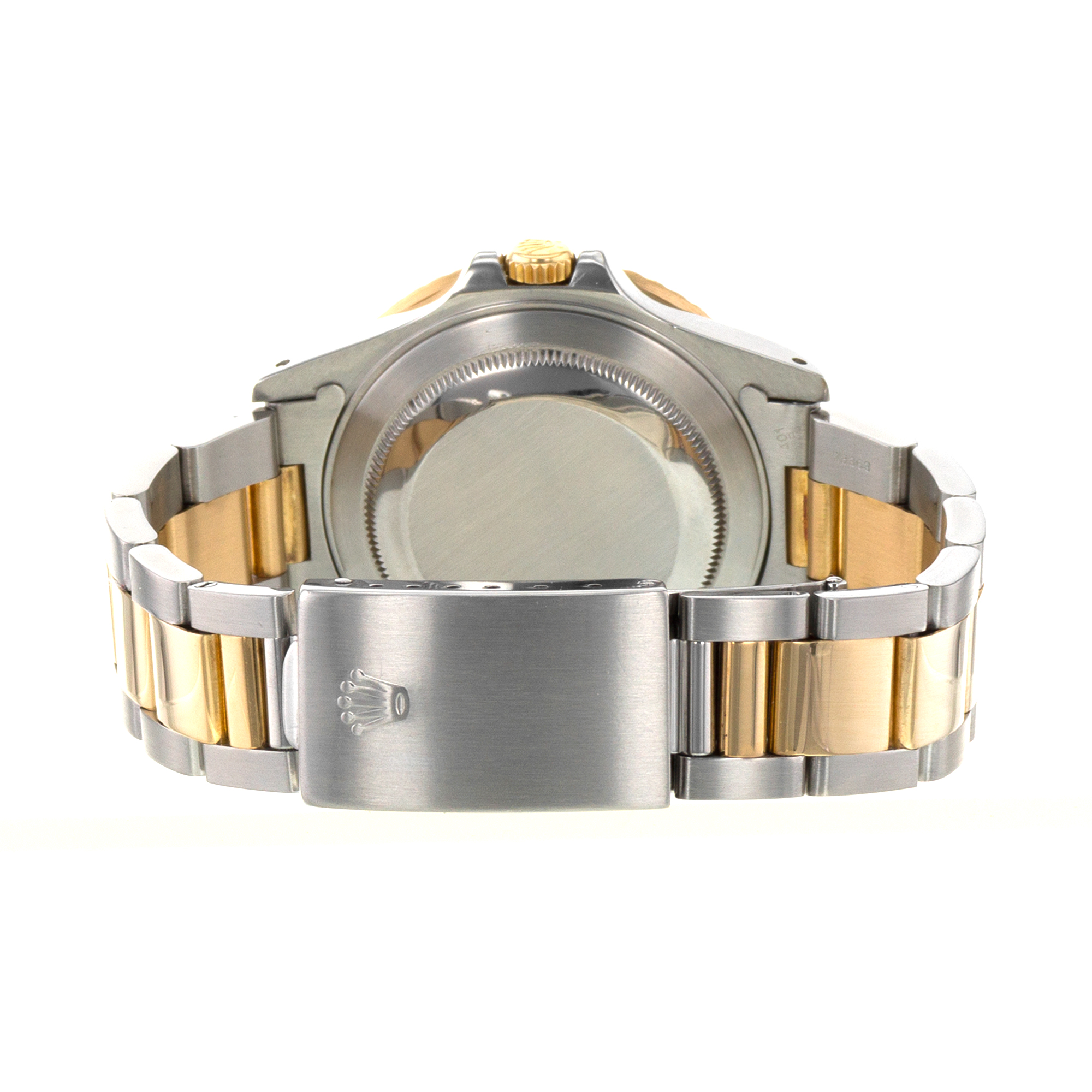 Rolex GMT-Master II 16713 40mm Black Steel Yellow Gold Oyster Mens Watch 1991 thumbnail 9