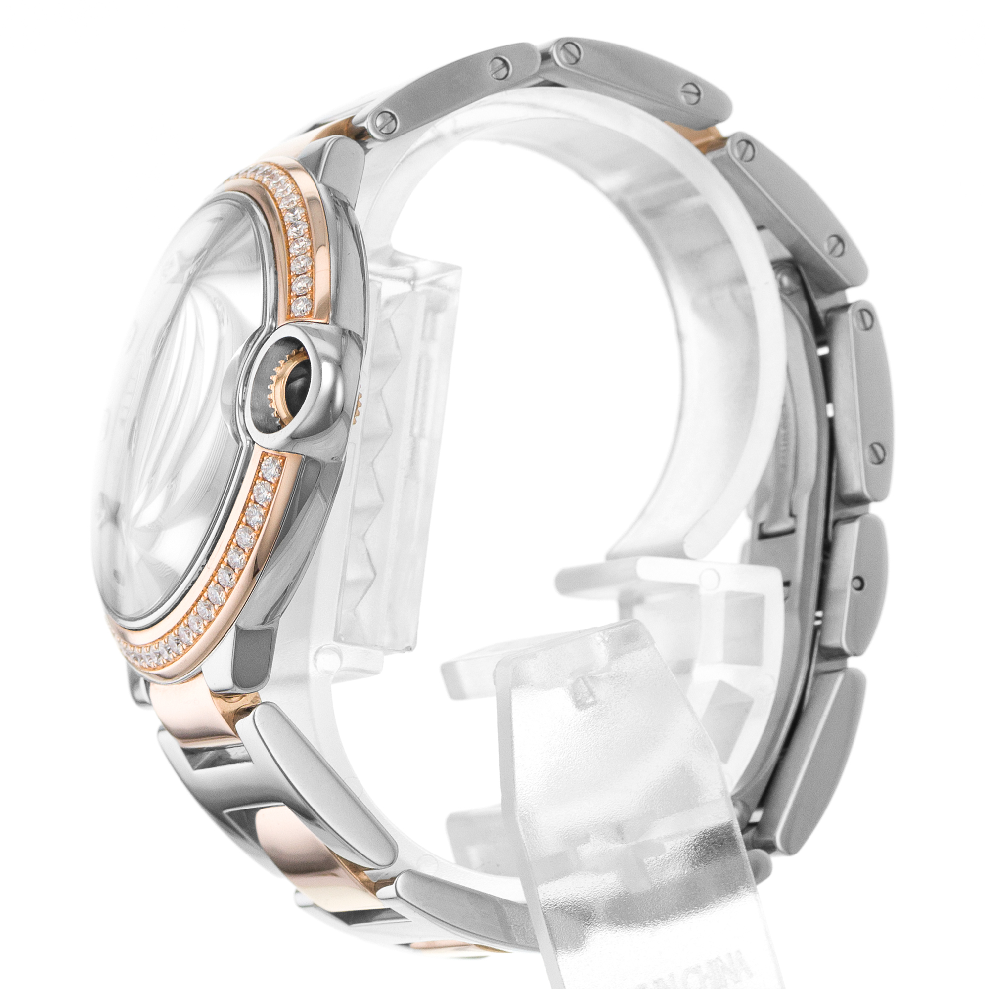 Cartier Ballon Bleu 36 WE902078 3754 Silver Diamond Dial Automatic Ladies Watch thumbnail 6