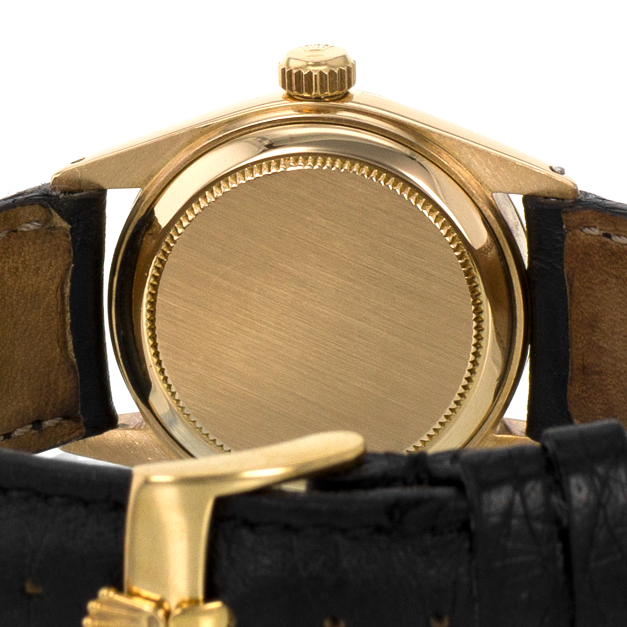 Rolex Oyster Perpetual Date 6627 Vintage Automatic Yellow Gold Mens Watch thumbnail 10