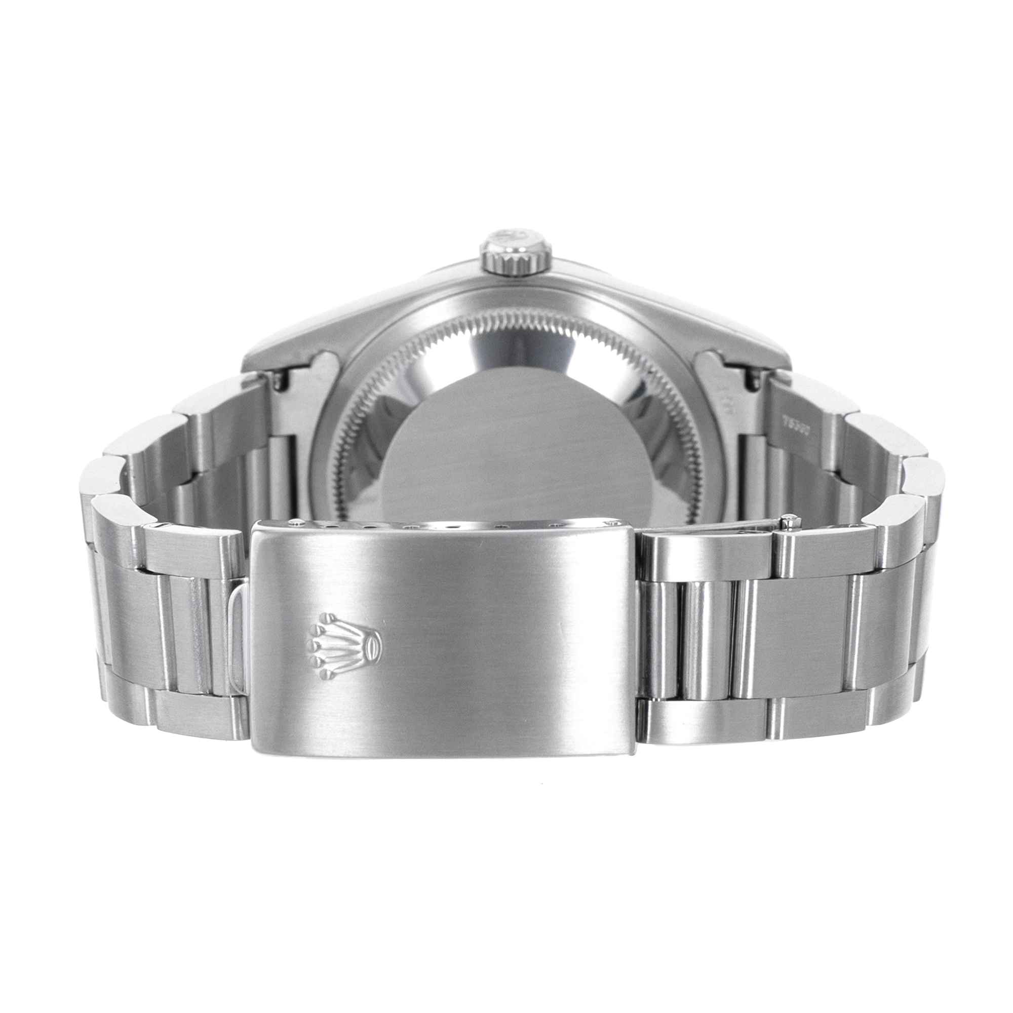 Rolex Datejust 36 16200 White Roman Smooth Steel Oyster Automatic Mens Watch thumbnail 10