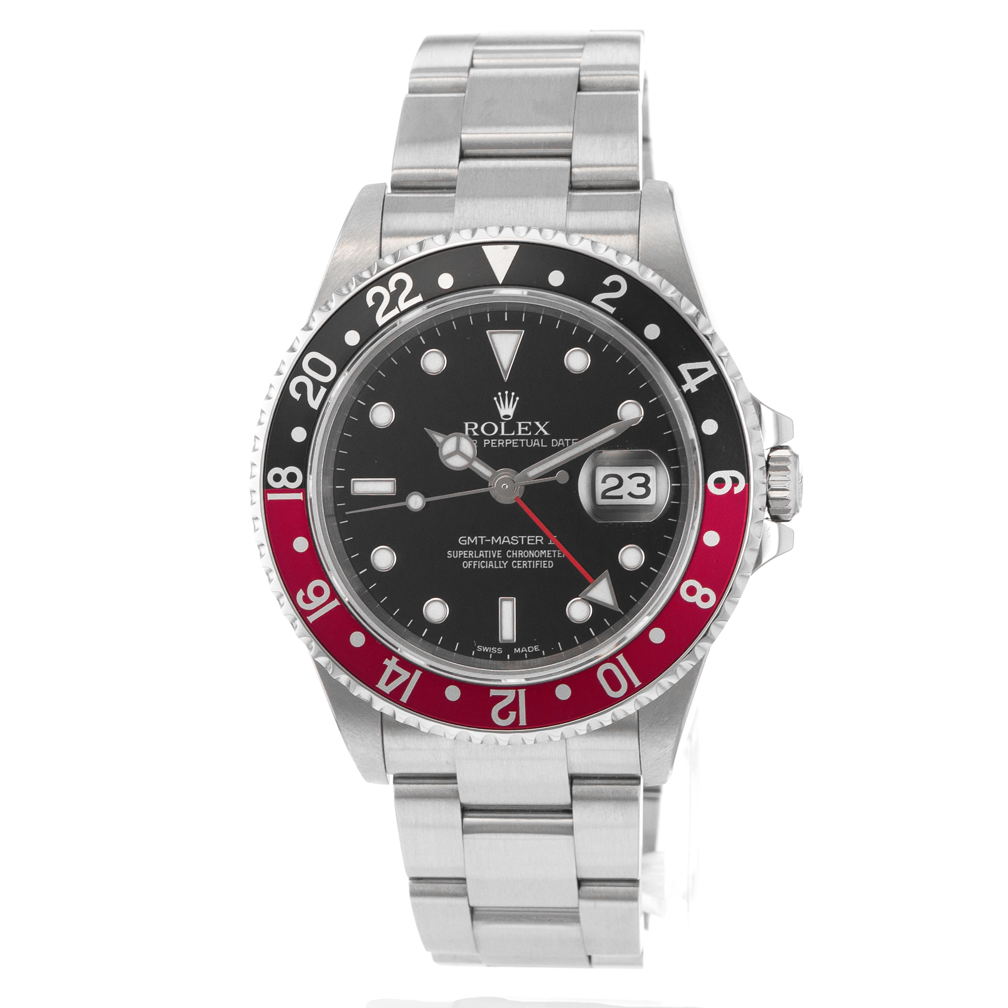 Rolex GMT-Master II 16710 Coke Black Red Automatic Mens Watch thumbnail 4