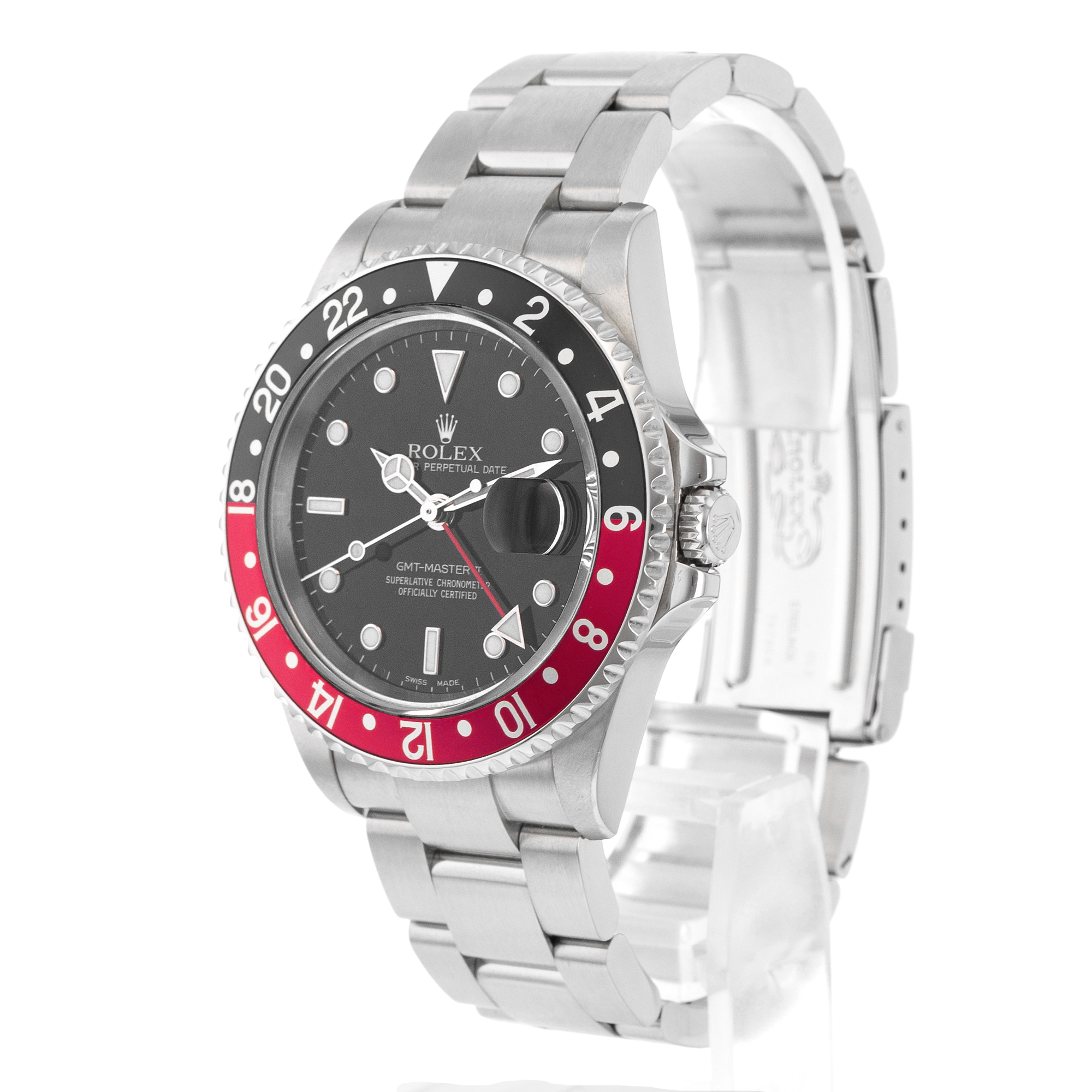 Rolex GMT-Master II 16710 Coke Black Red Automatic Mens Watch thumbnail 5