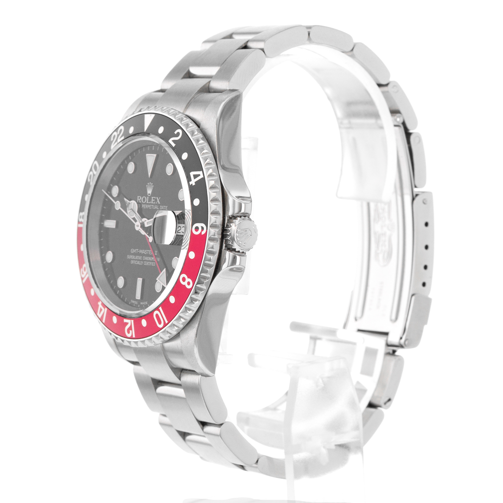 Rolex GMT-Master II 16710 Coke Black Red Automatic Mens Watch thumbnail 6