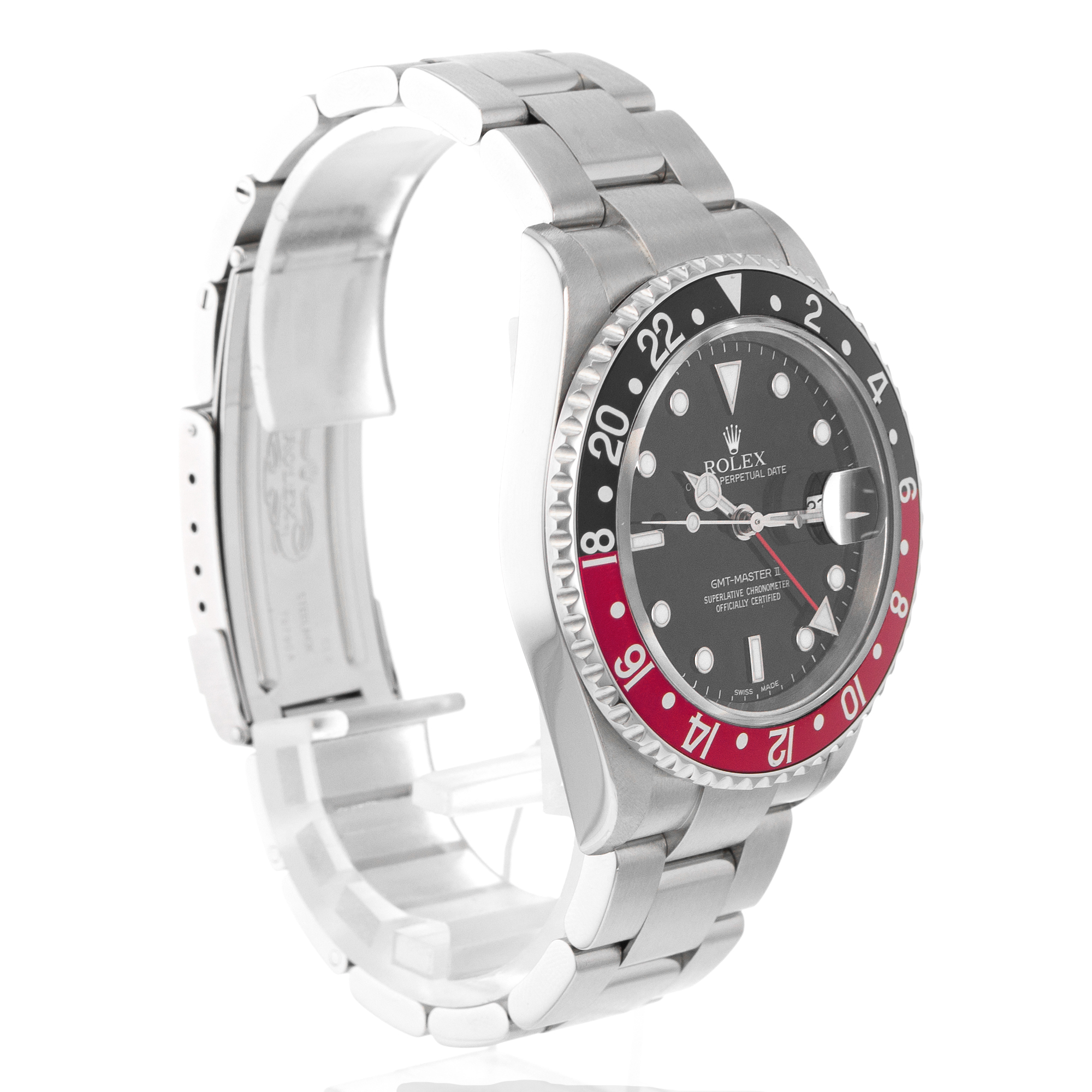 Rolex GMT-Master II 16710 Coke Black Red Automatic Mens Watch thumbnail 7