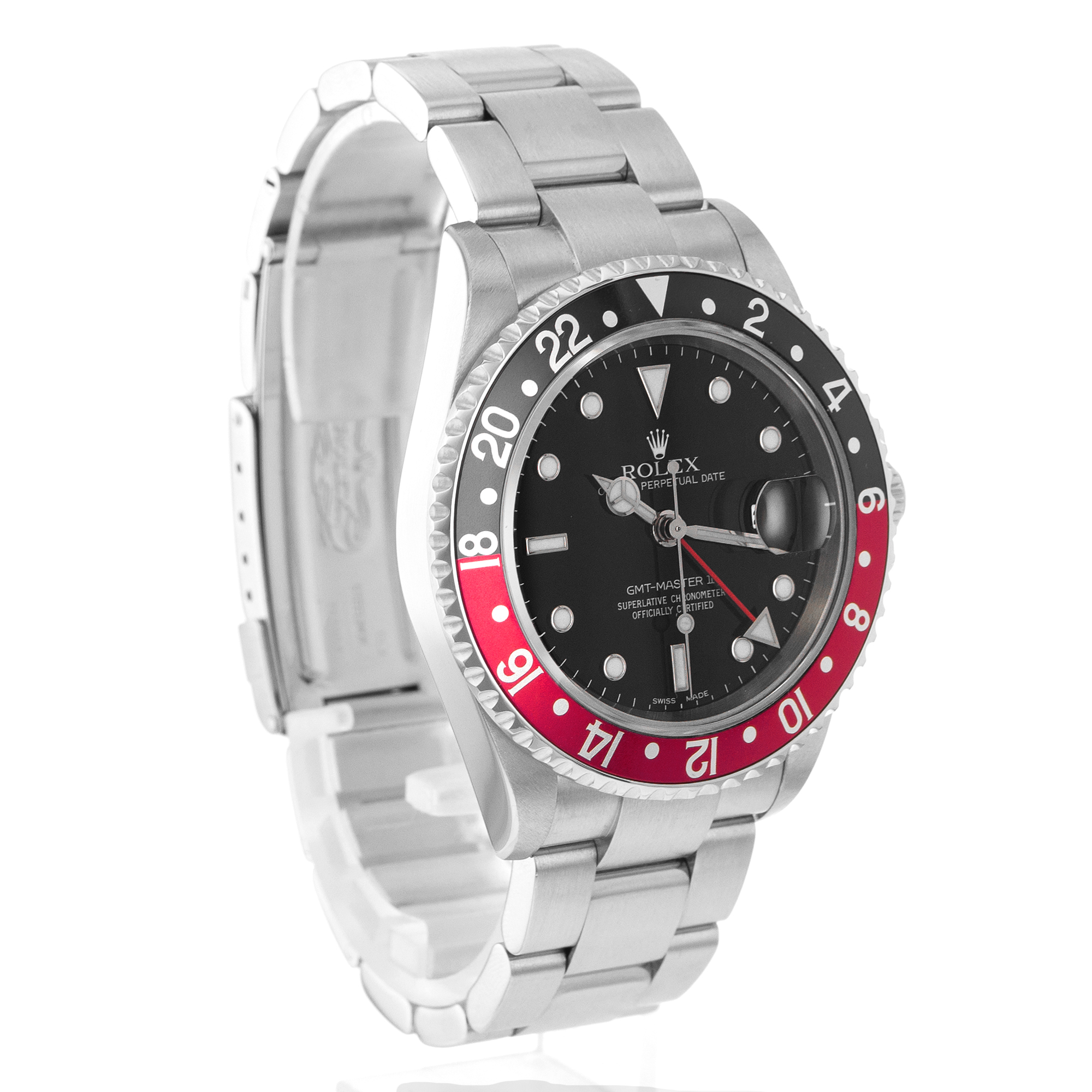 Rolex GMT-Master II 16710 Coke Black Red Automatic Mens Watch thumbnail 8