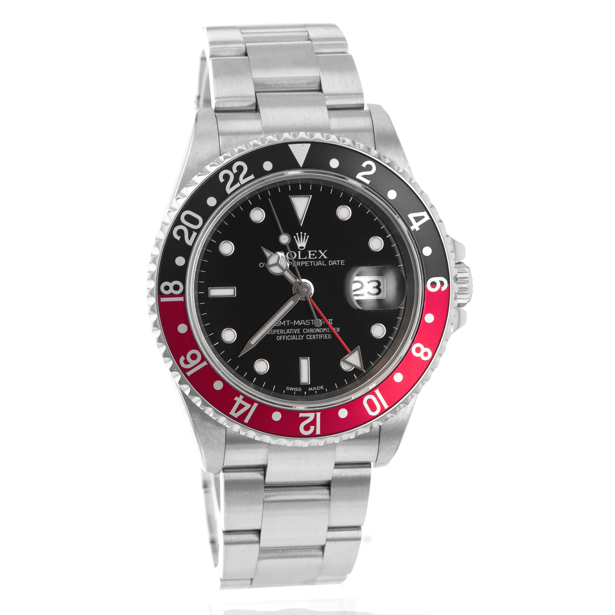 Rolex GMT-Master II 16710 Coke Black Red Automatic Mens Watch thumbnail 9