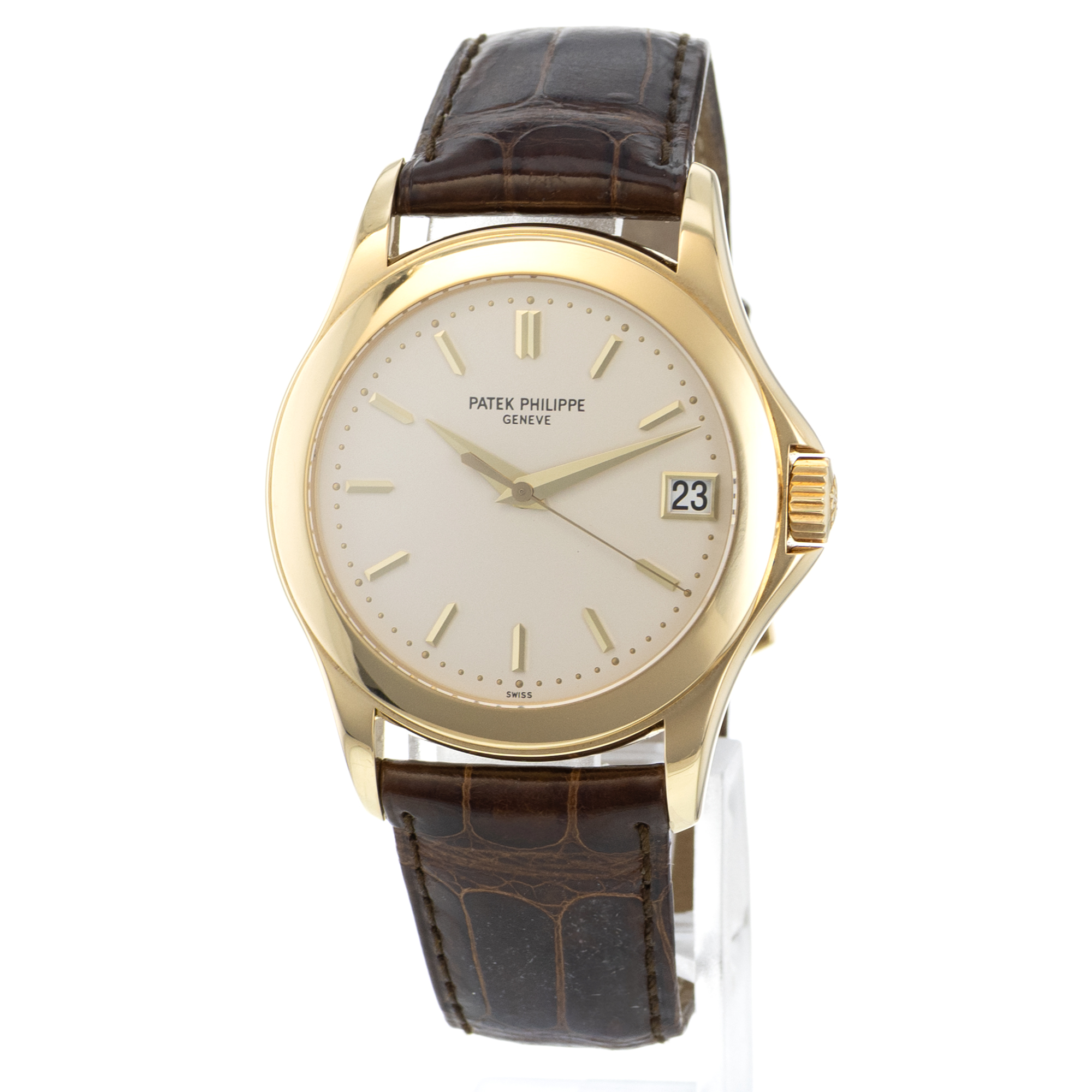 Patek Philippe Calatrava 5107J-001 37mm Silver Yellow Gold Automatic Mens Watch thumbnail 4