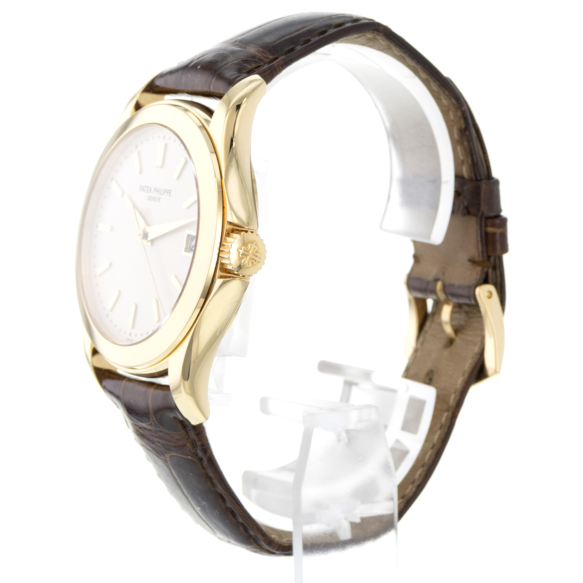 Patek Philippe Calatrava 5107J-001 37mm Silver Yellow Gold Automatic Mens Watch thumbnail 6