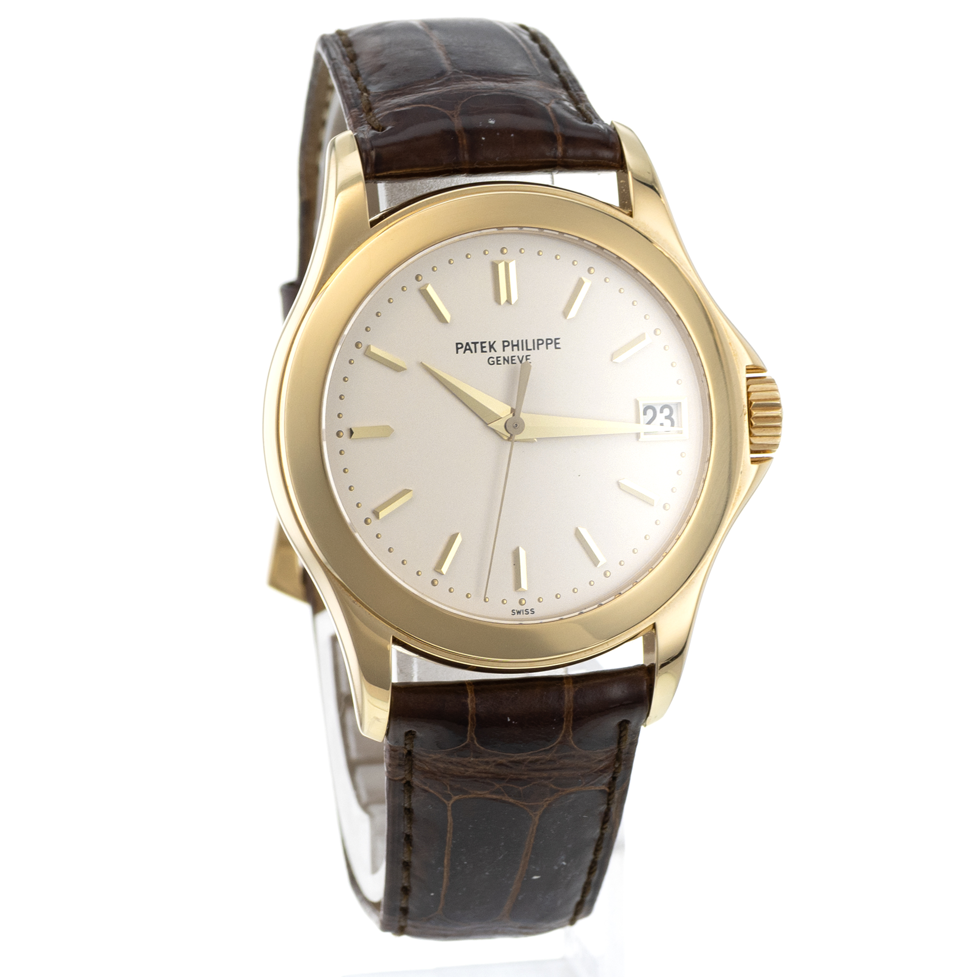 Patek Philippe Calatrava 5107J-001 37mm Silver Yellow Gold Automatic Mens Watch thumbnail 9