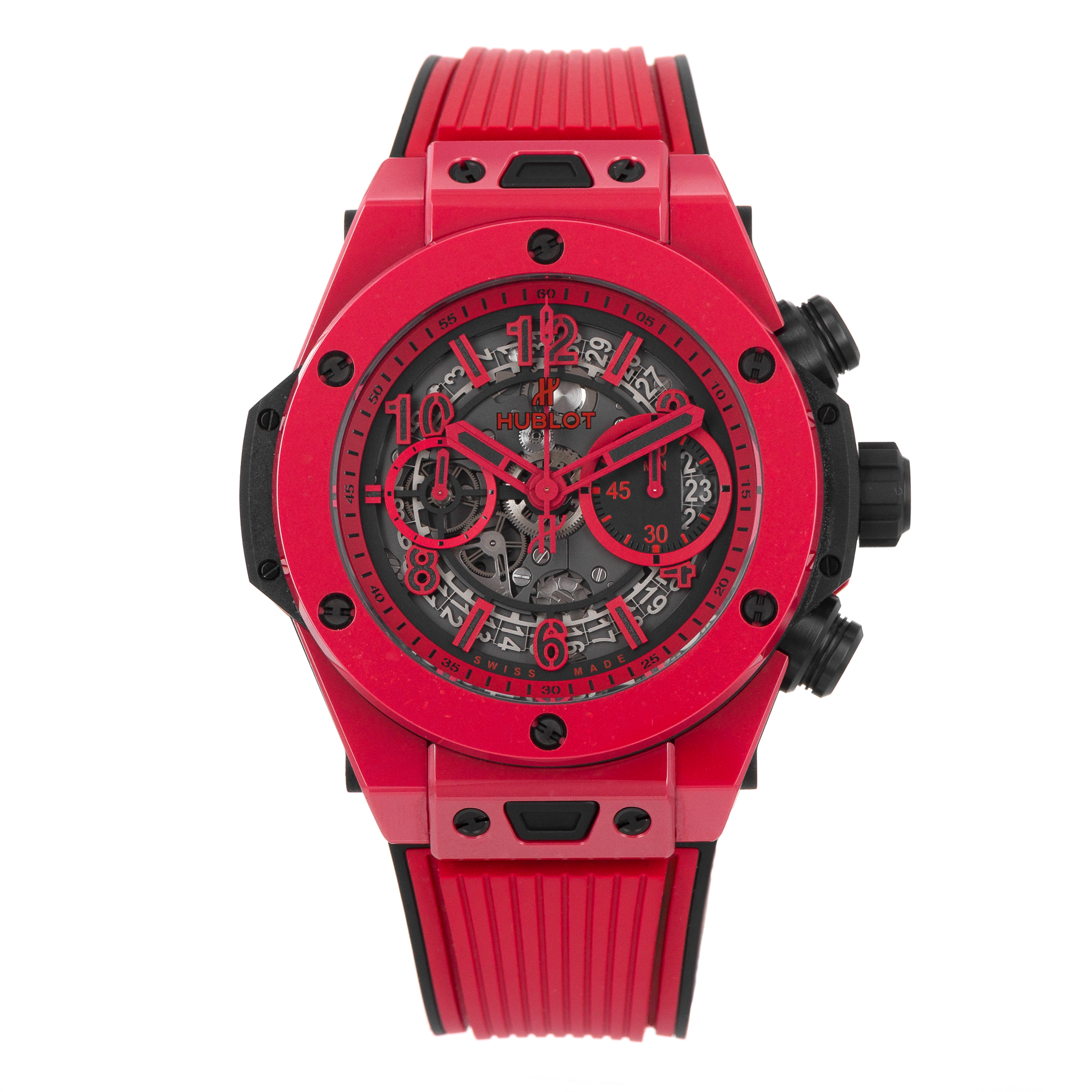 Hublot Big Bang Unico 411.CF.8513.RX 45mm Red Magic Mens Watch Box Papers 2020 thumbnail 2