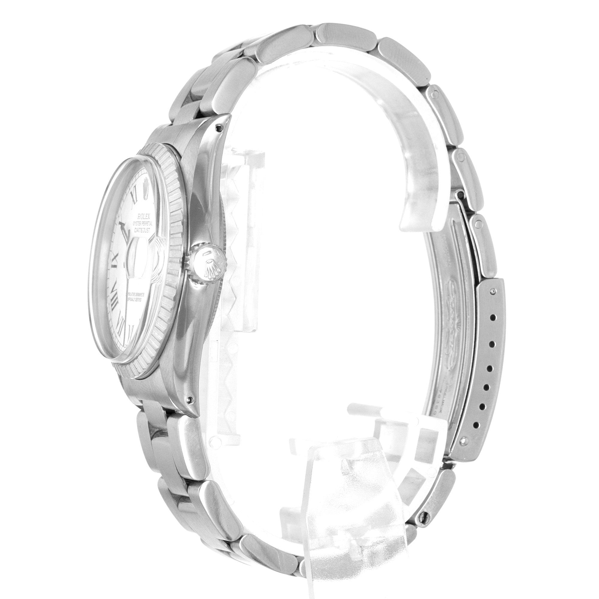 Rolex Datejust 36 16030 Stainless Steel Oyster automatic fluted bezel mens watch thumbnail 6