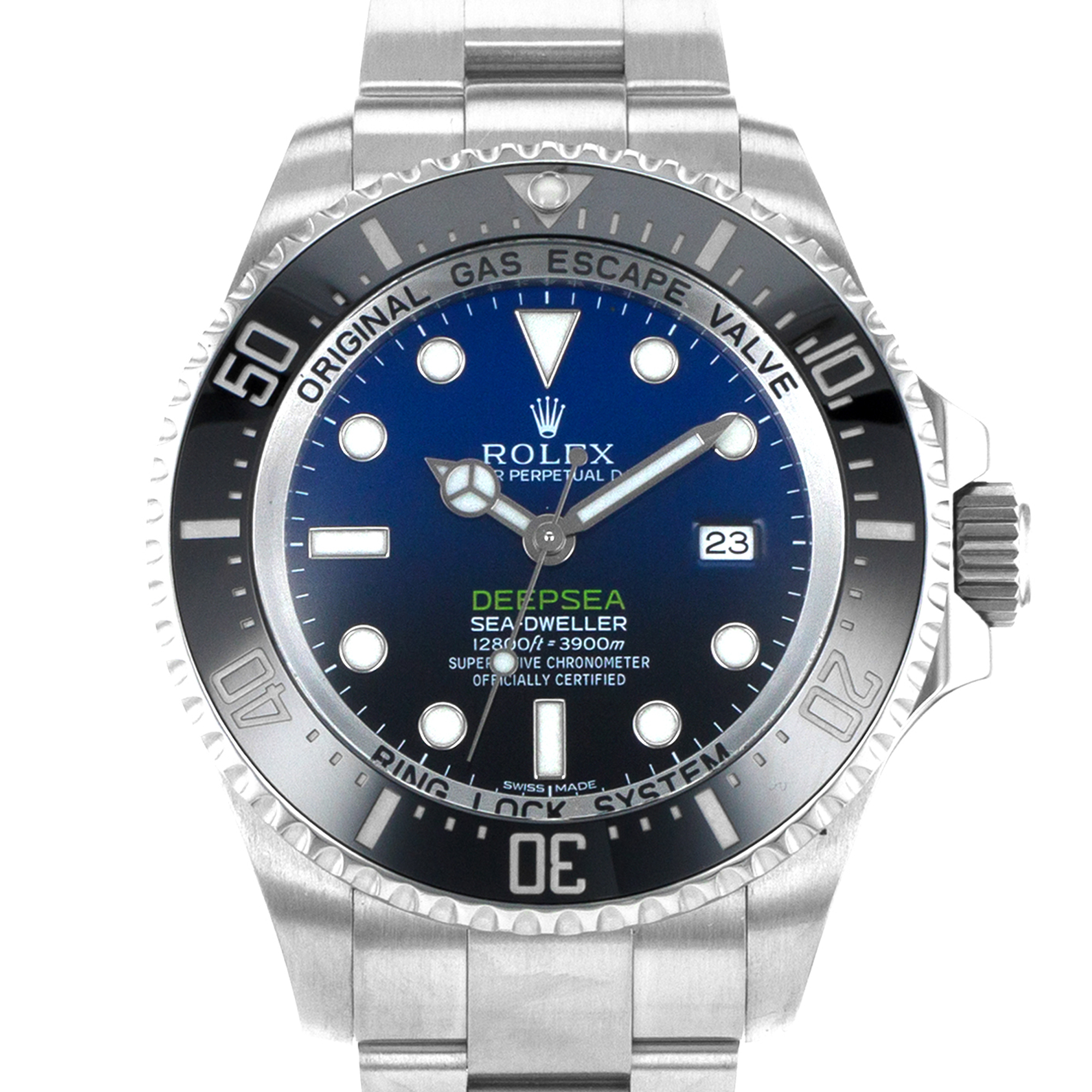 Rolex Sea-Dweller Deepsea 116660 44mm James Cameron Blue Black Diver Mens Watch thumbnail 1