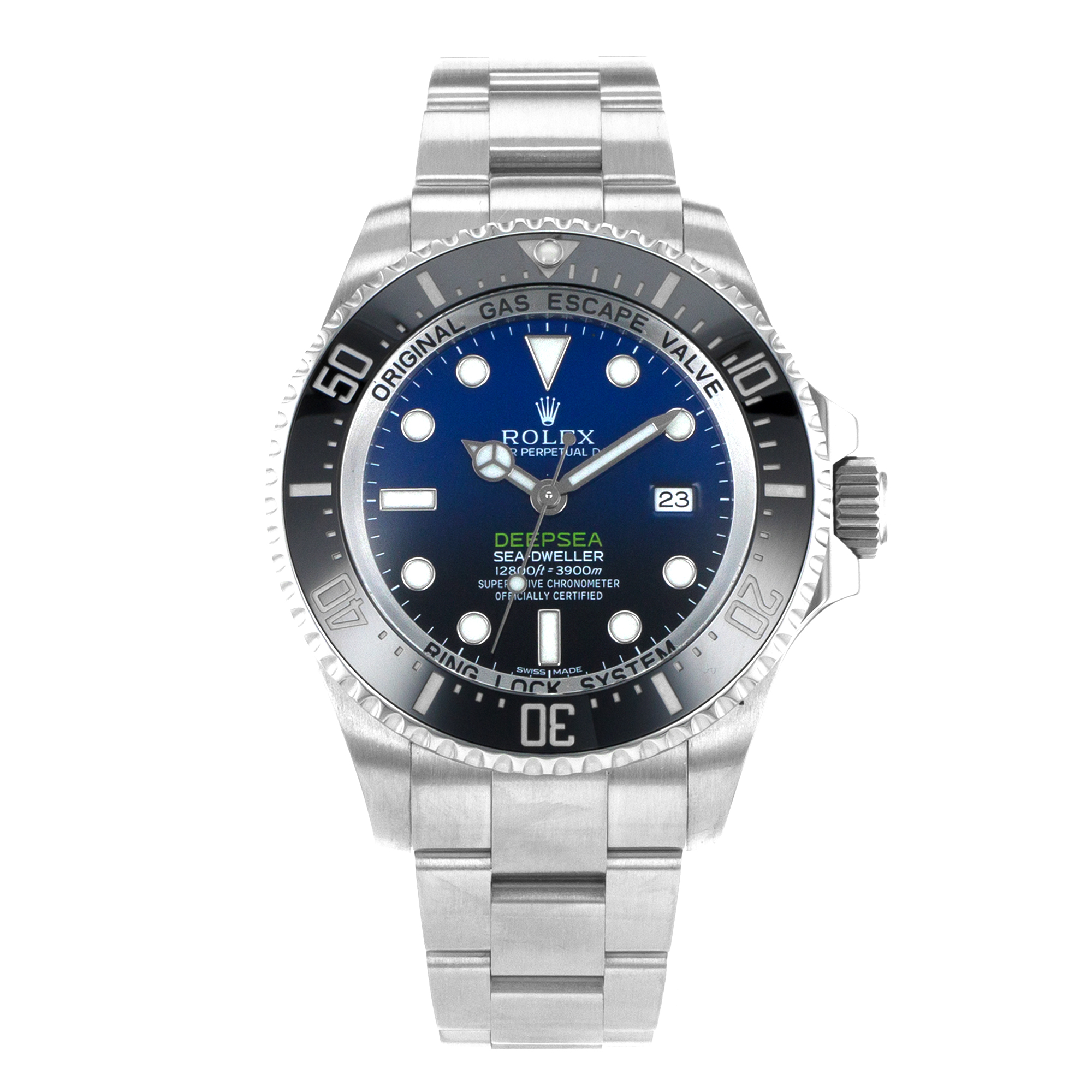Rolex Sea-Dweller Deepsea 116660 44mm James Cameron Blue Black Diver Mens Watch thumbnail 2