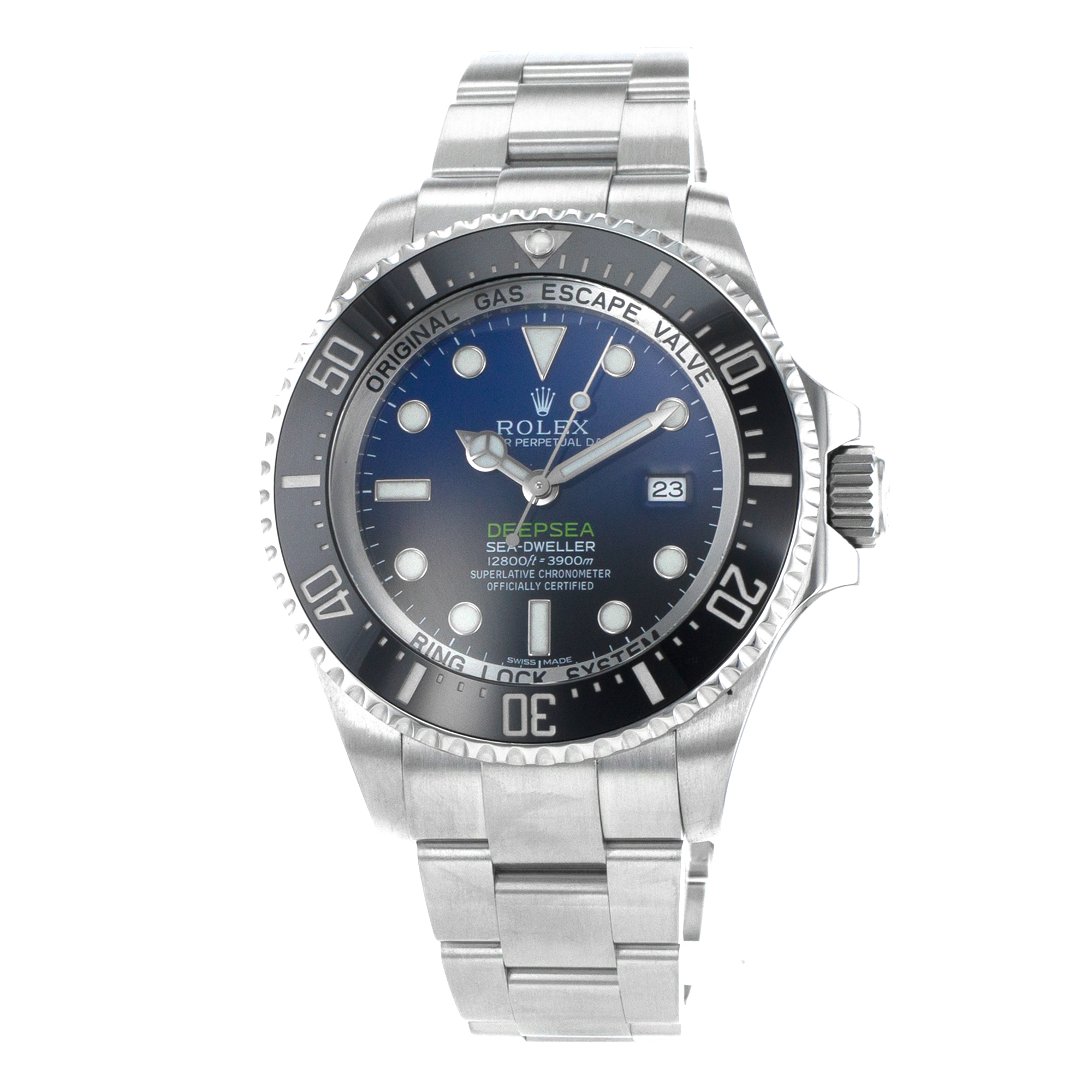 Rolex Sea-Dweller Deepsea 116660 44mm James Cameron Blue Black Diver Mens Watch thumbnail 3