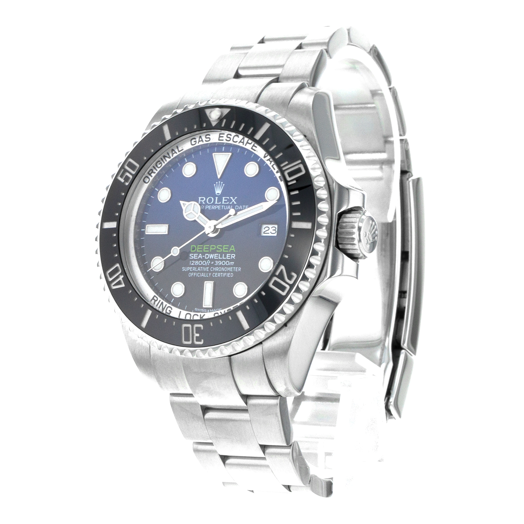 Rolex Sea-Dweller Deepsea 116660 44mm James Cameron Blue Black Diver Mens Watch thumbnail 4