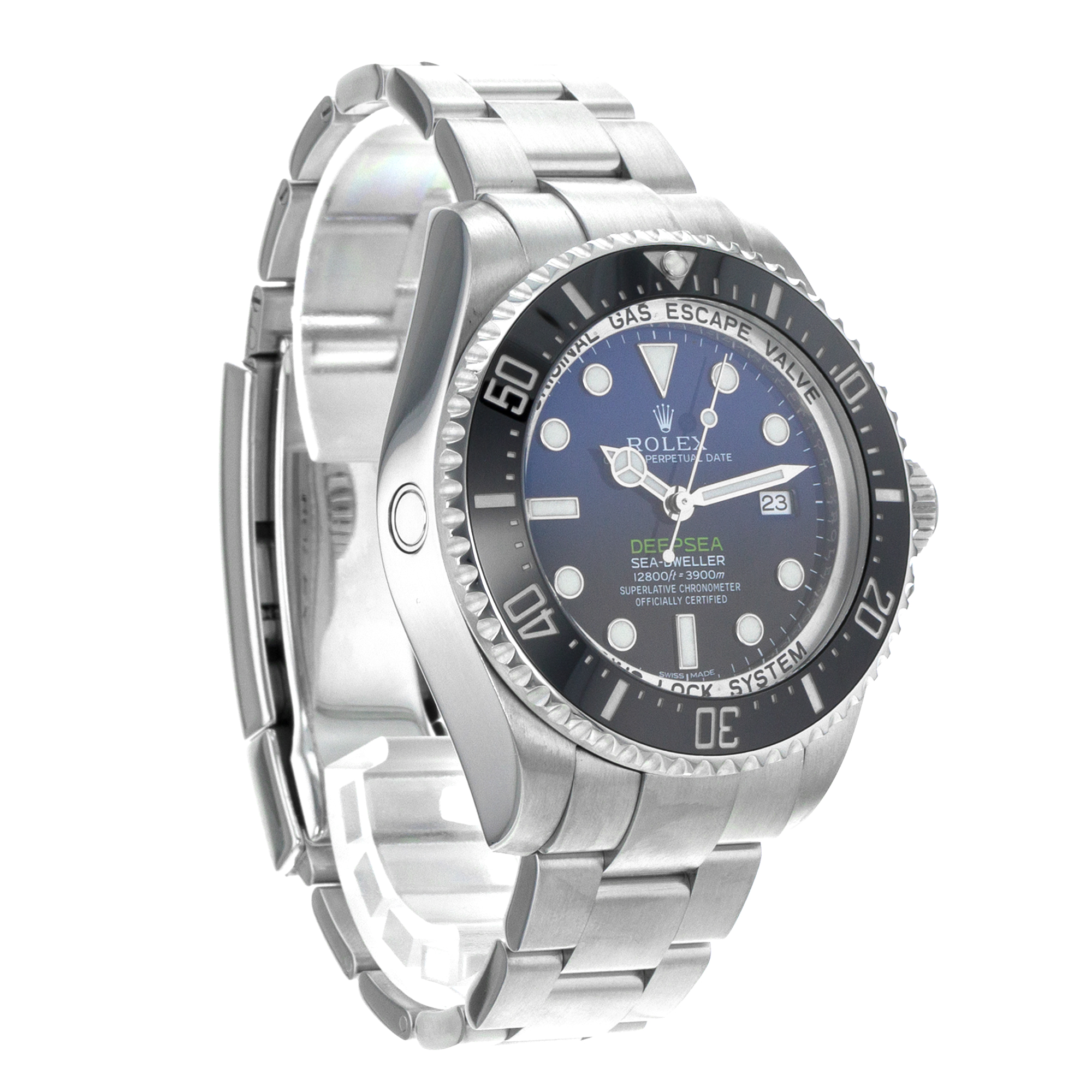 Rolex Sea-Dweller Deepsea 116660 44mm James Cameron Blue Black Diver Mens Watch thumbnail 7
