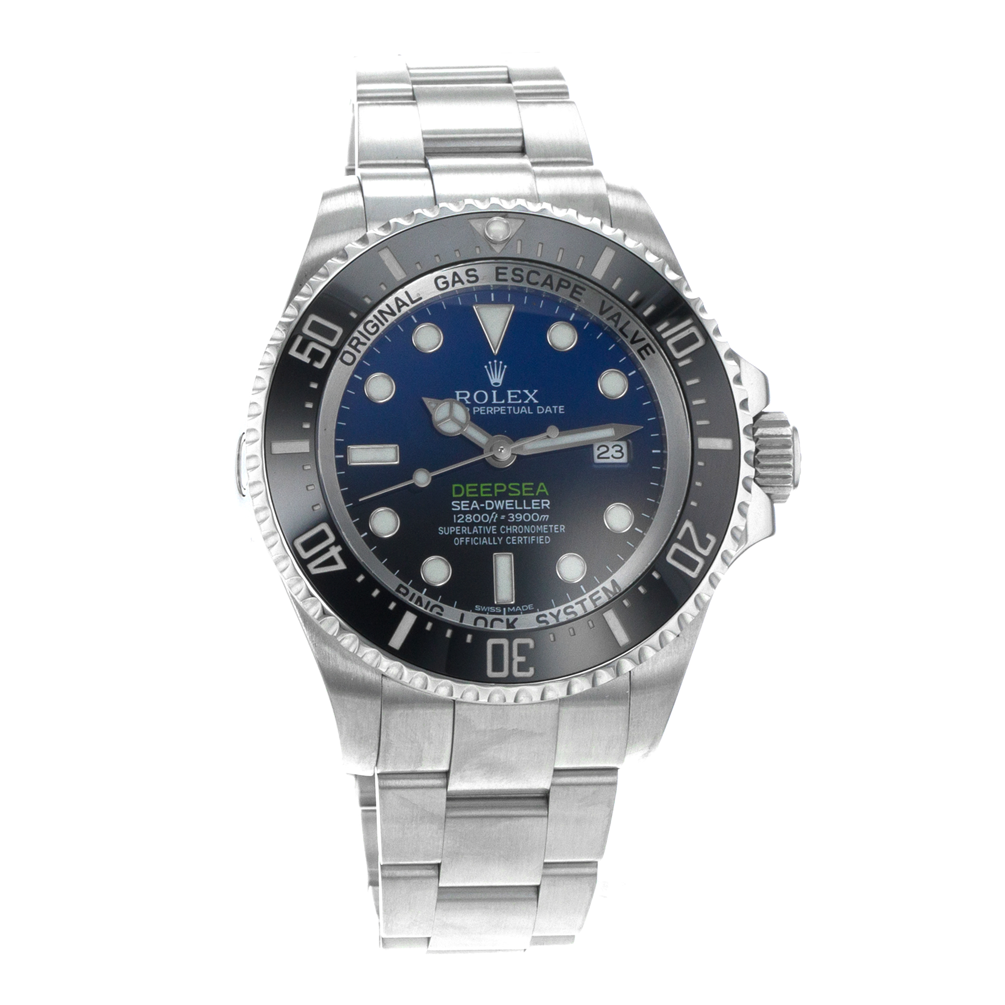 Rolex Sea-Dweller Deepsea 116660 44mm James Cameron Blue Black Diver Mens Watch thumbnail 8
