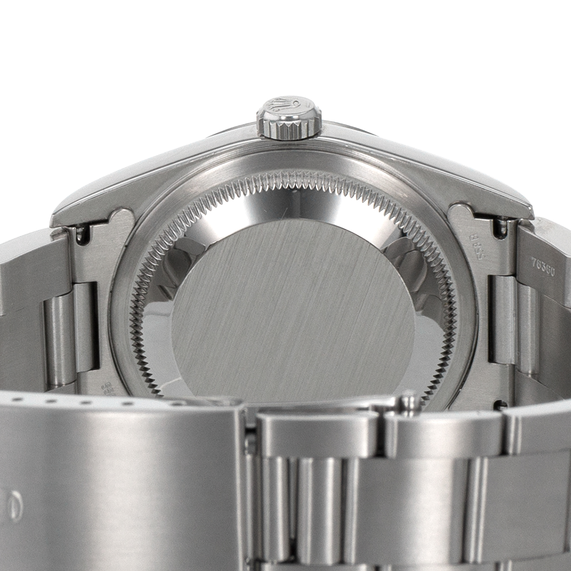 Rolex Datejust 36 16200 Grey Roman Smooth Stainless Steel Oyster Mens Watch thumbnail 10