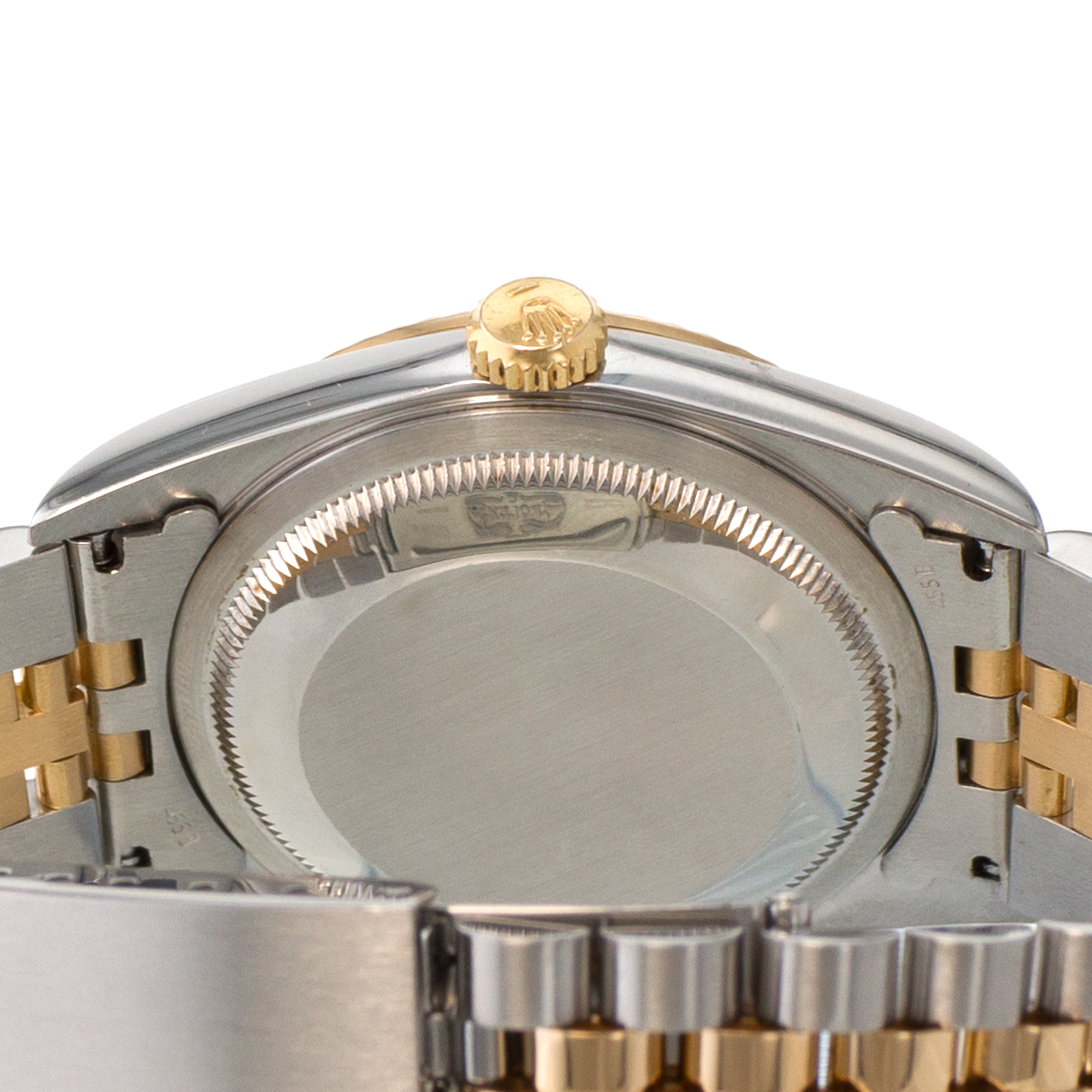 Rolex Datejust 36 16233 Factory Yellow Diamond Gold Fluted Jubilee Mens Watch thumbnail 10